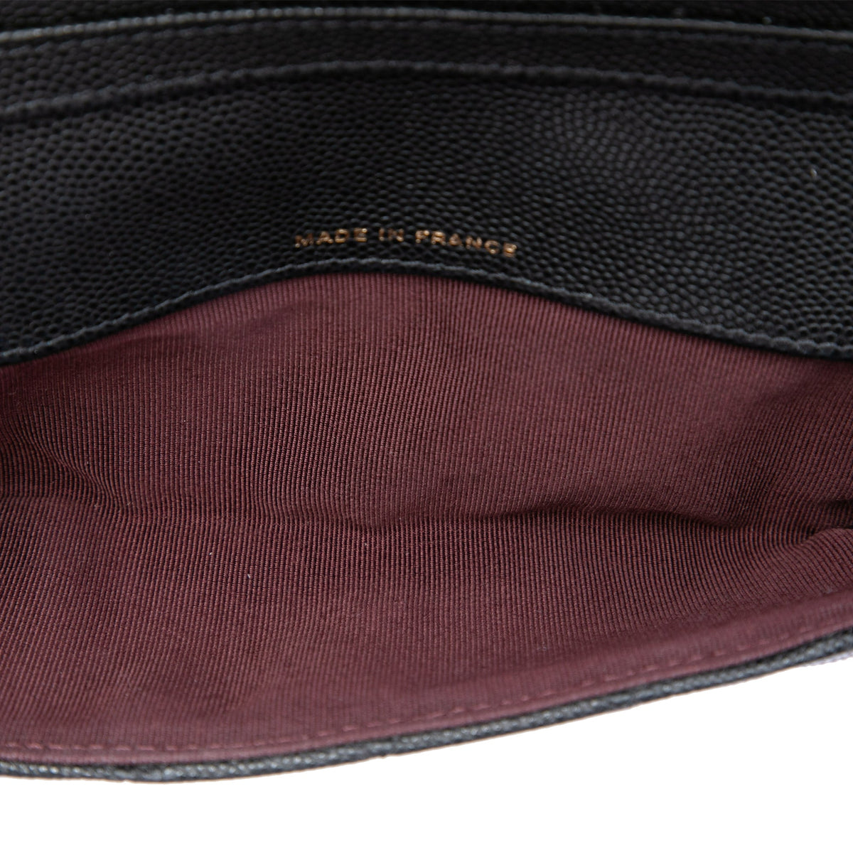 Chanel CC Quilted Caviar Sunglasses Case with Chain — Black