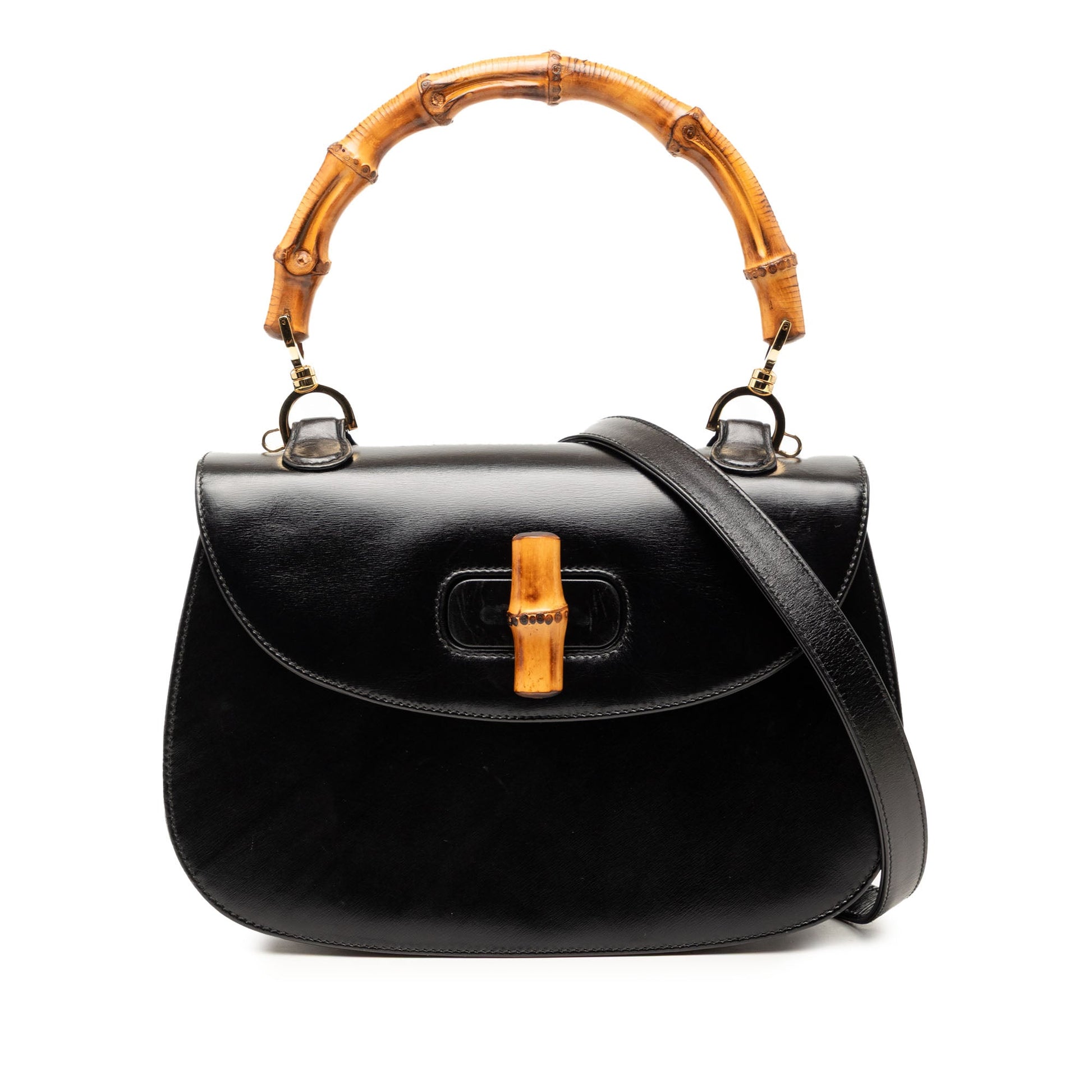 Gucci Calfskin Bamboo Night