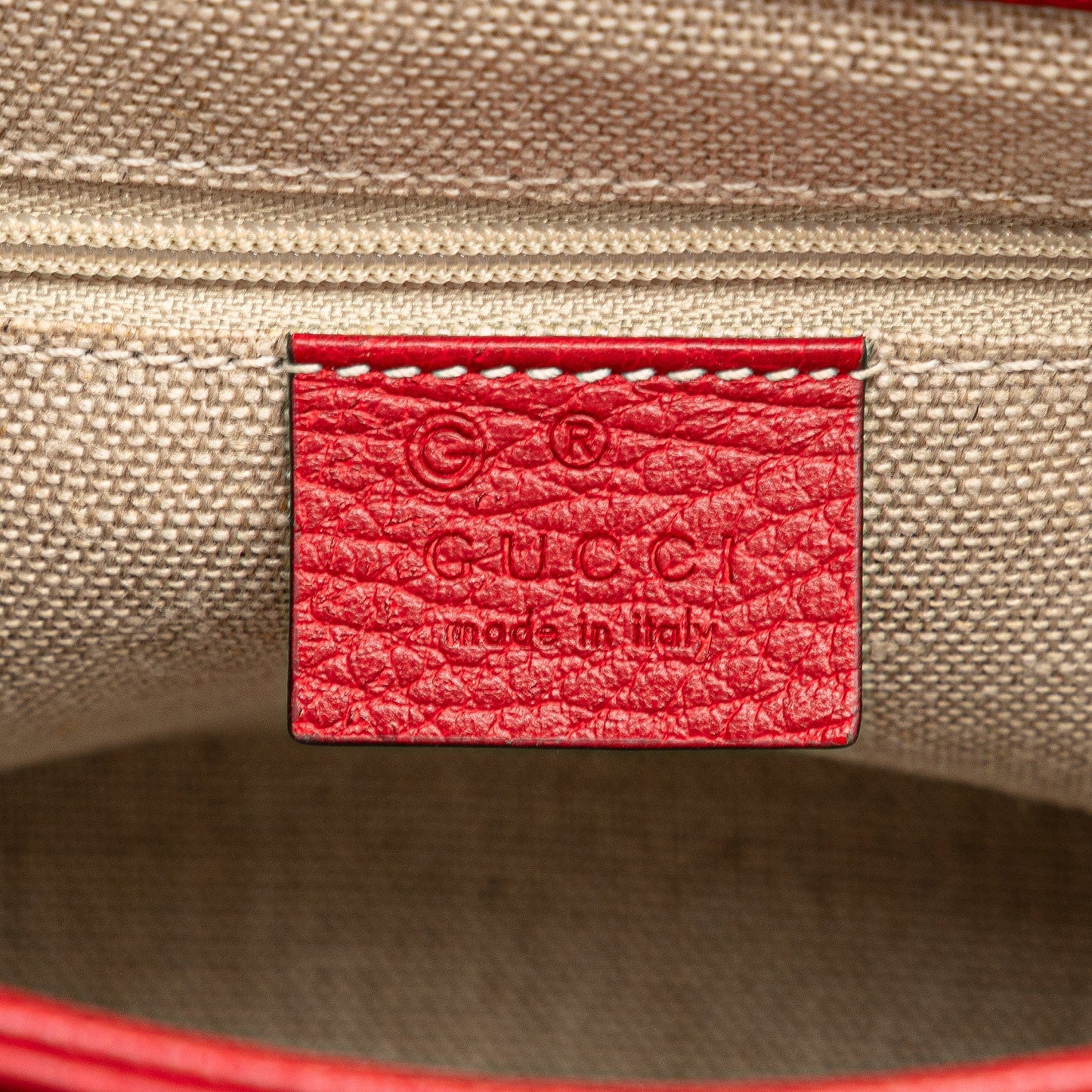 Gucci Small Dollar Calf Interlocking G Satchel