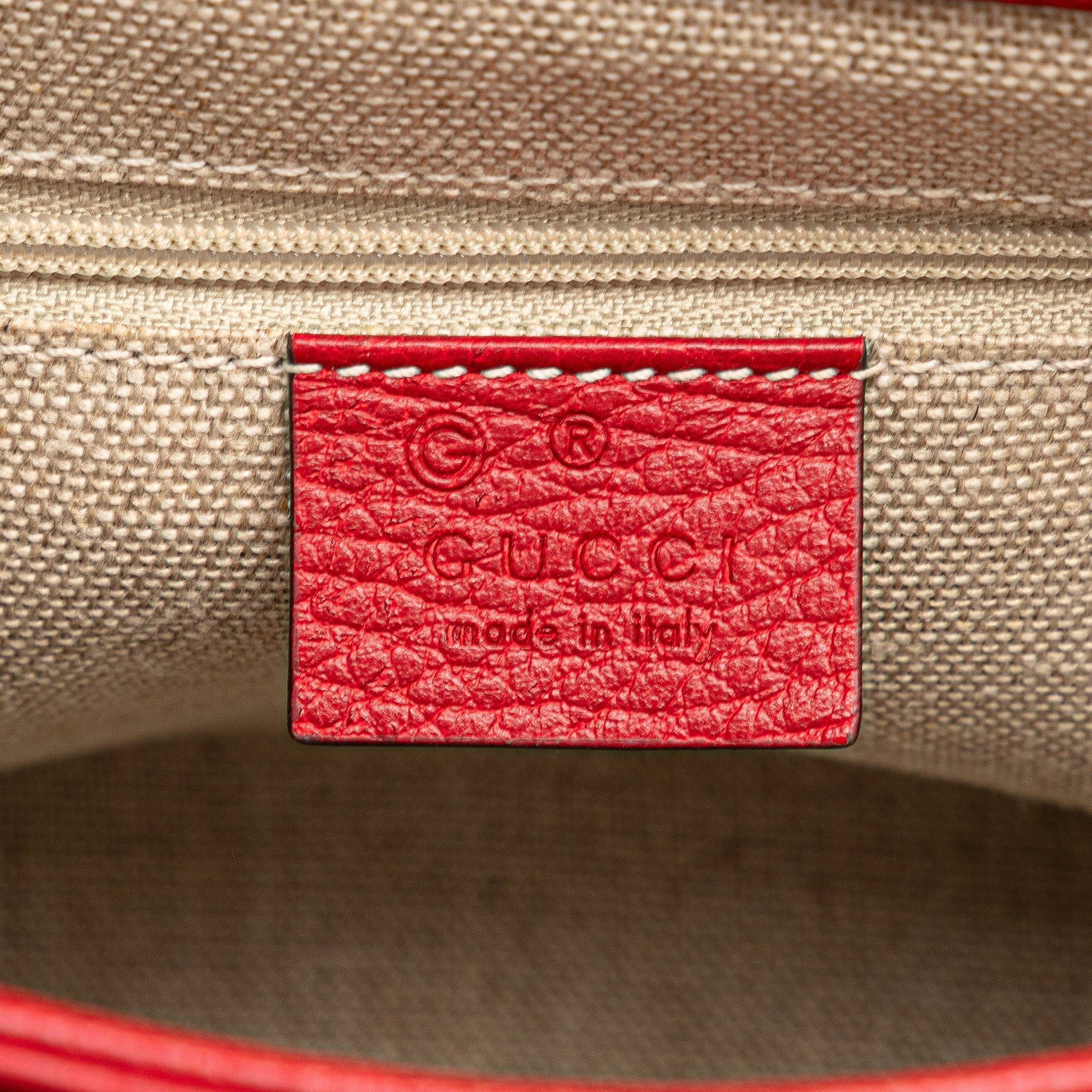 Gucci Small Dollar Calf Interlocking G Satchel
