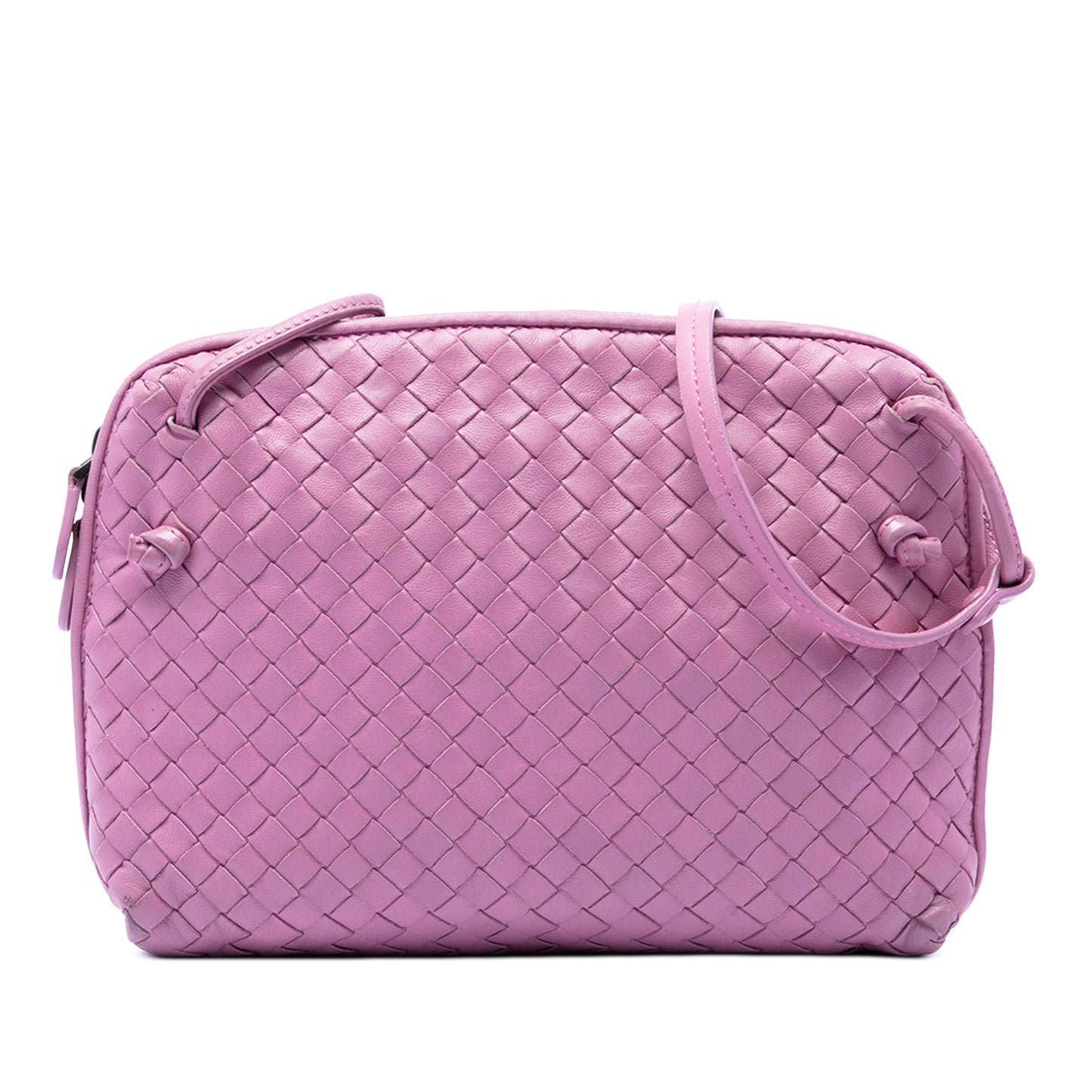 Bottega Veneta Nappa Intrecciato Nodini Crossbody