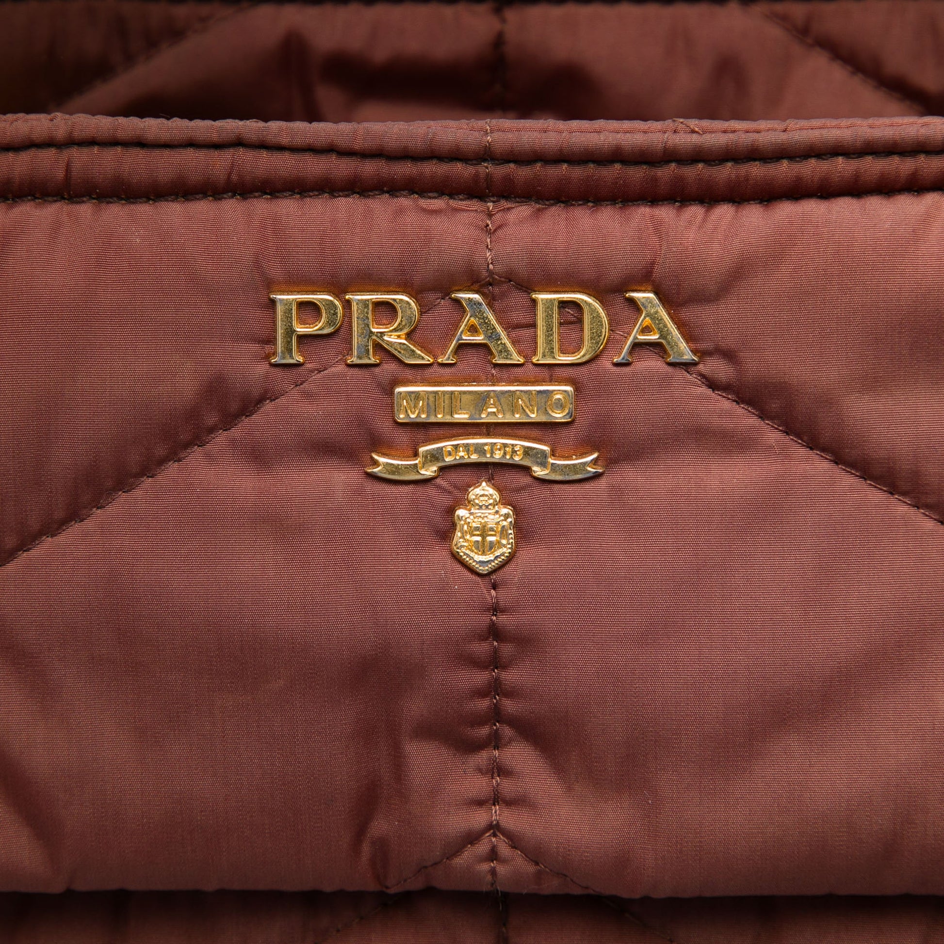Prada Impuntu Tessuto Satchel