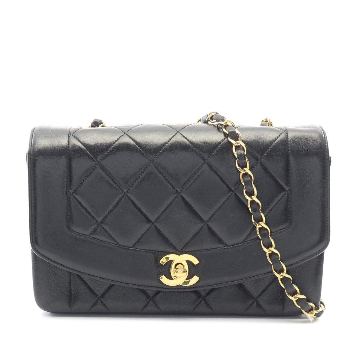 Chanel Small Lambskin Diana Flap