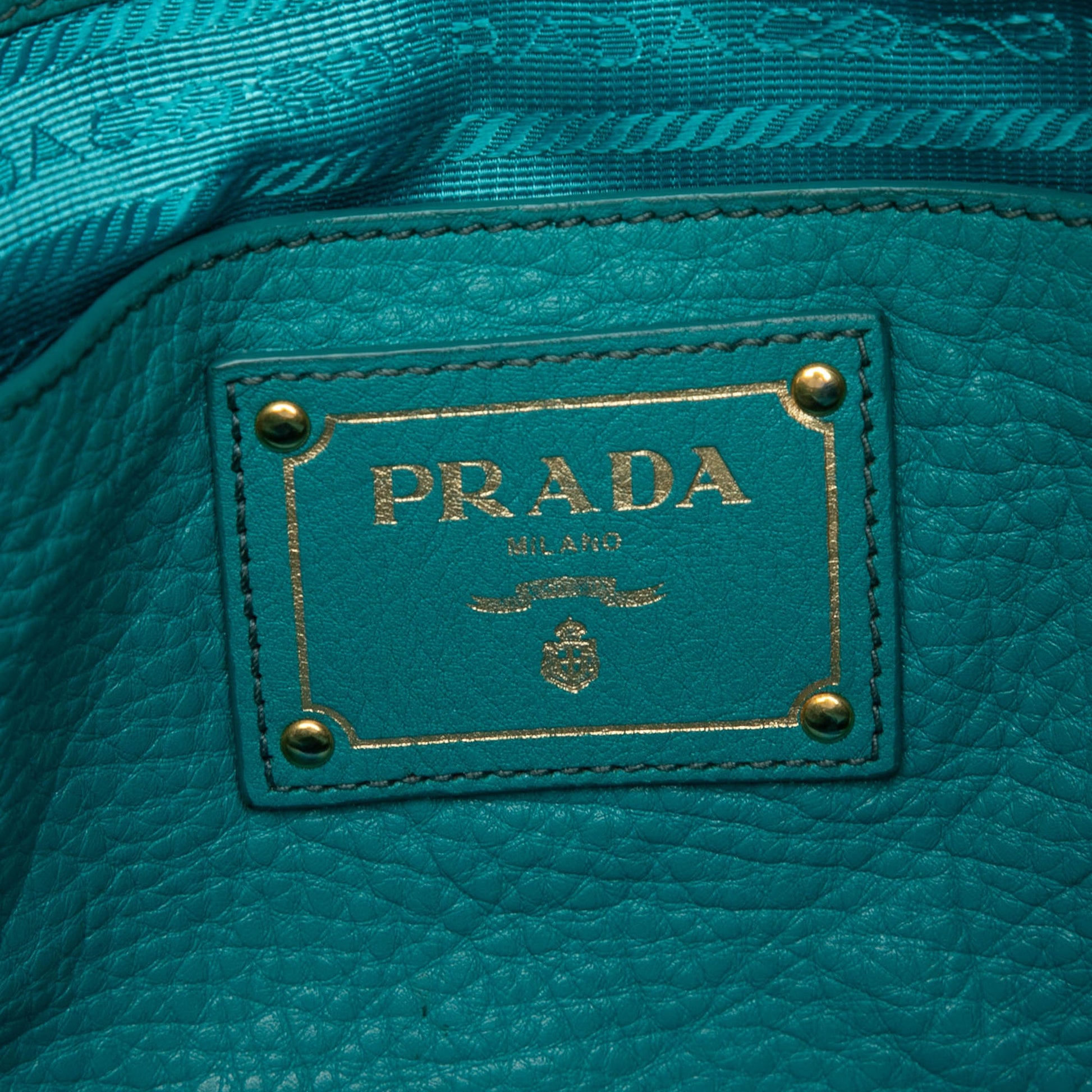 Prada Vitello Daino Side Pocket Tote