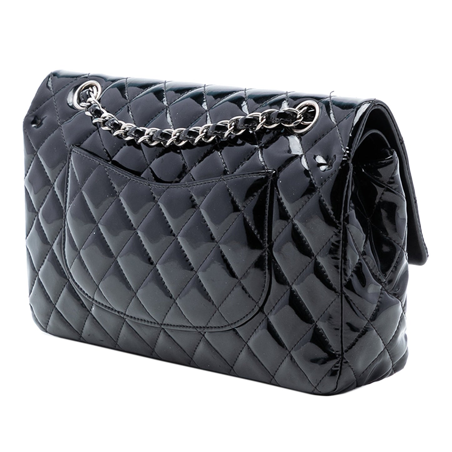 Chanel Medium Classic Patent Double Flap