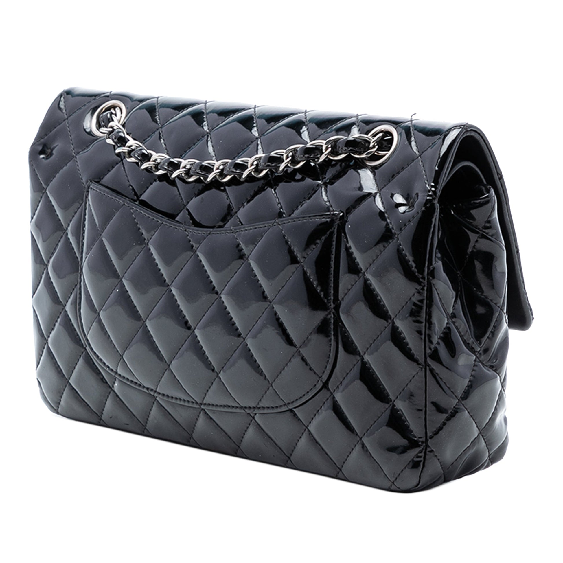 Chanel Medium Classic Patent Double Flap