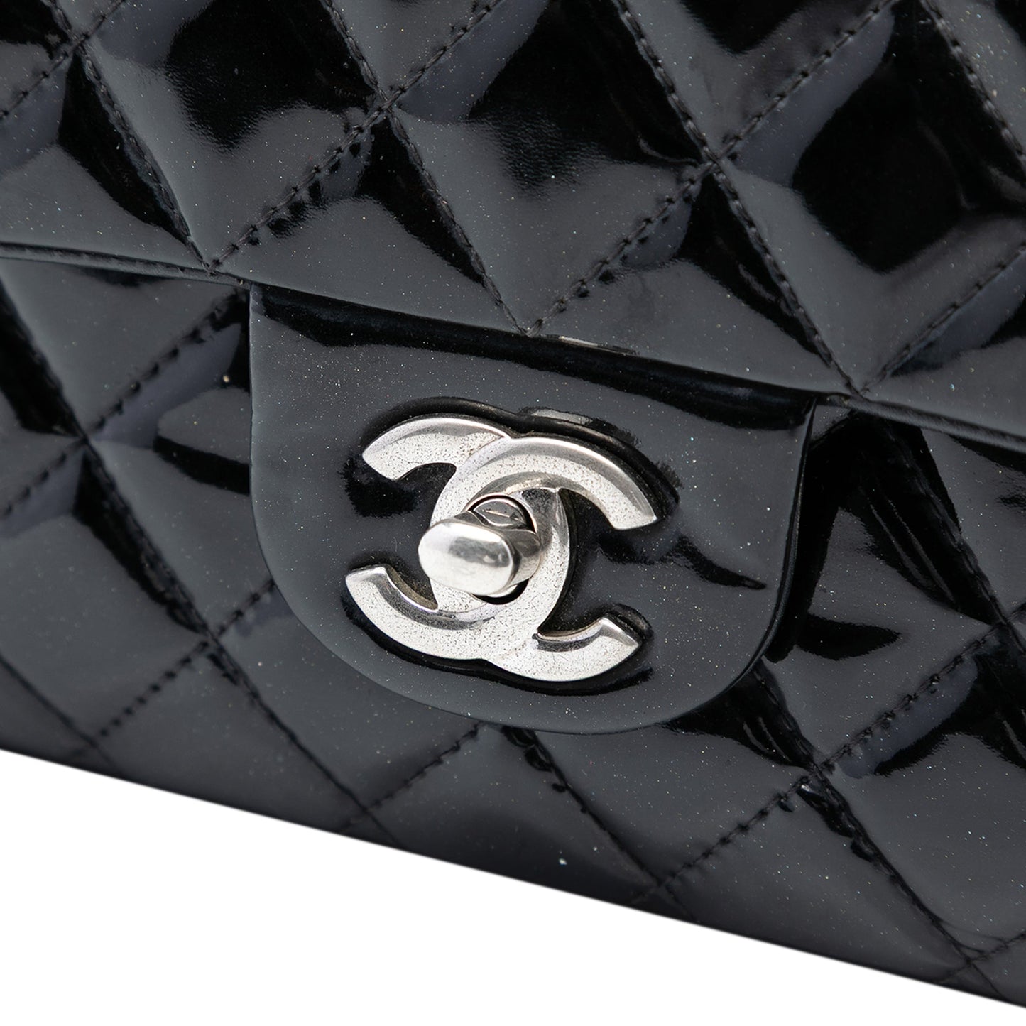 Chanel Medium Classic Patent Double Flap