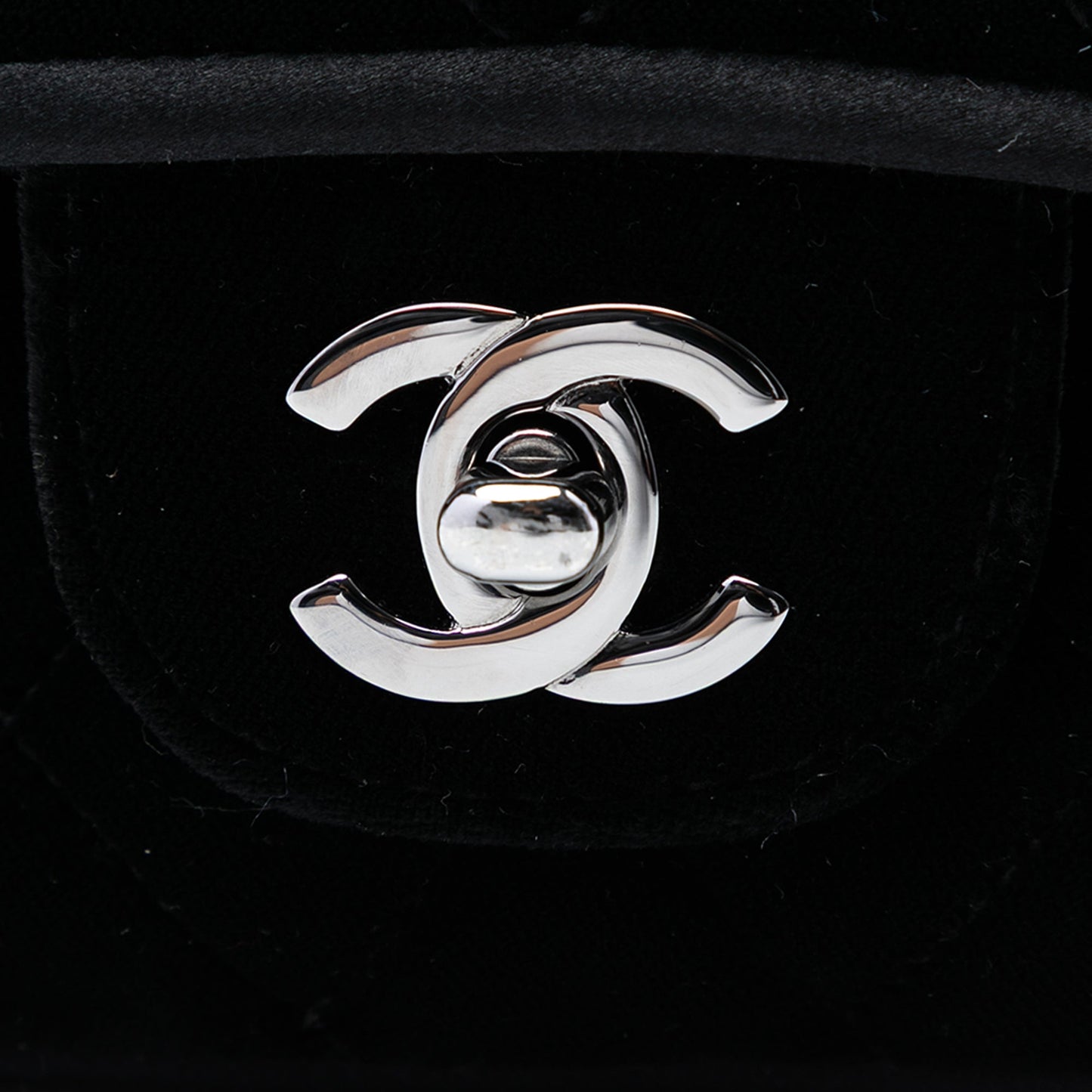 Chanel Mini Square Classic Velvet Single Flap