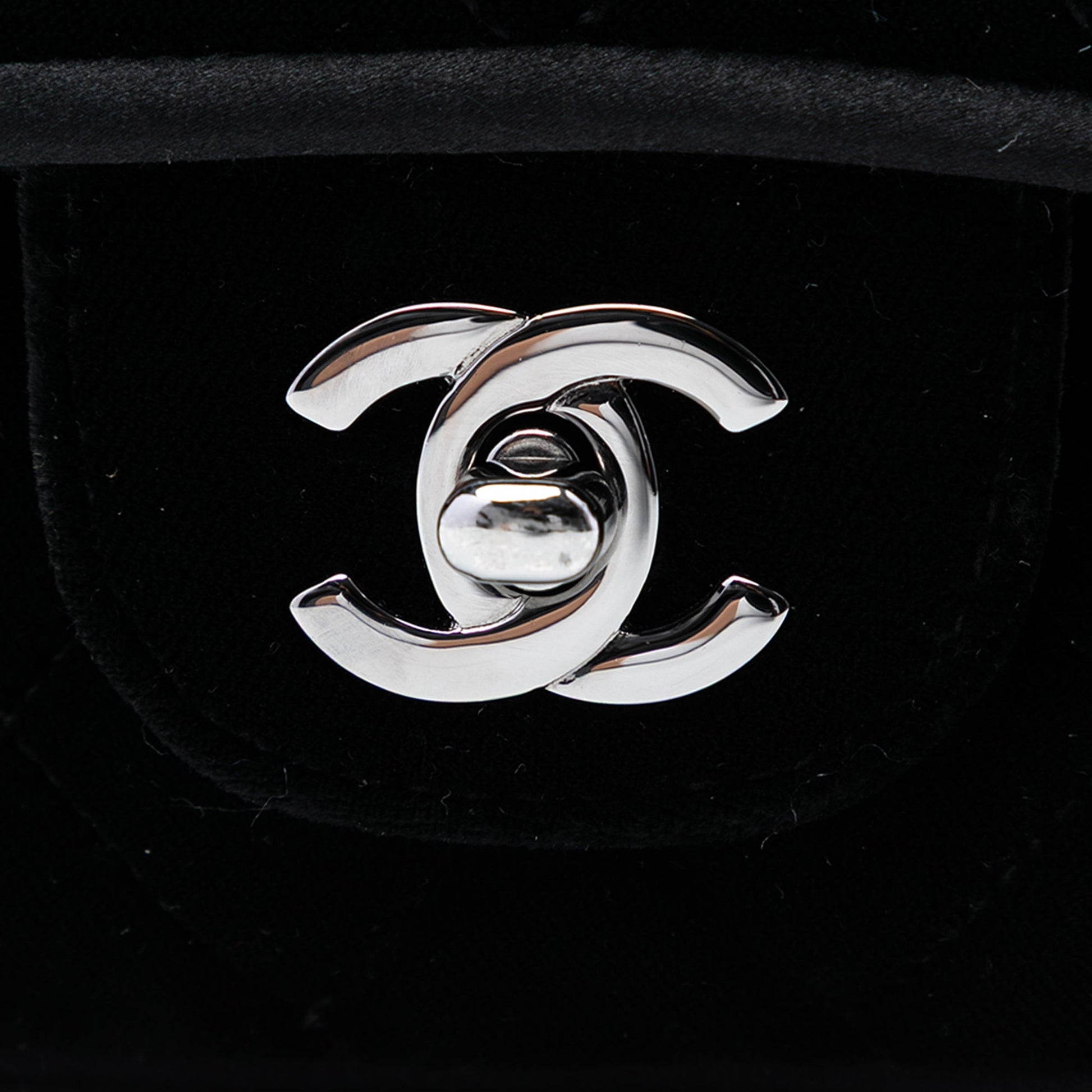Chanel Mini Square Classic Velvet Single Flap