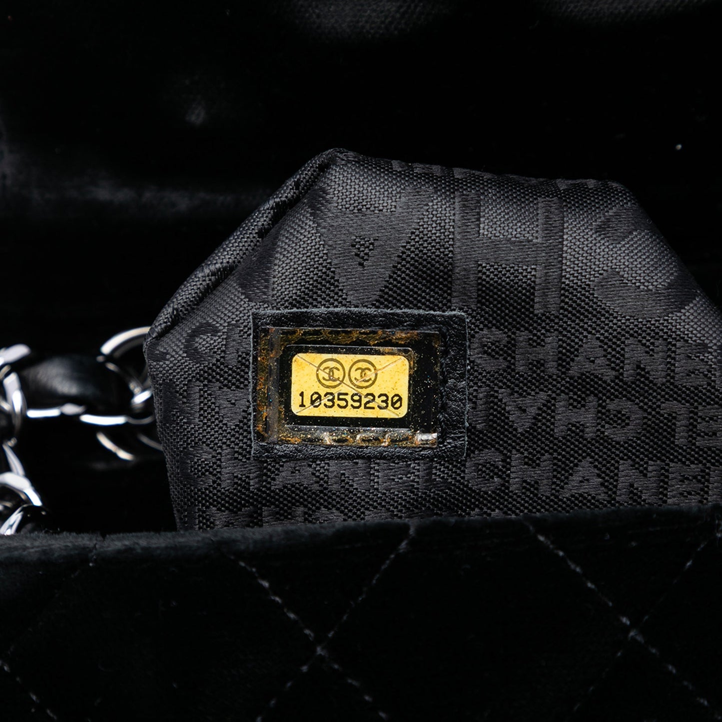 Chanel Mini Square Classic Velvet Single Flap