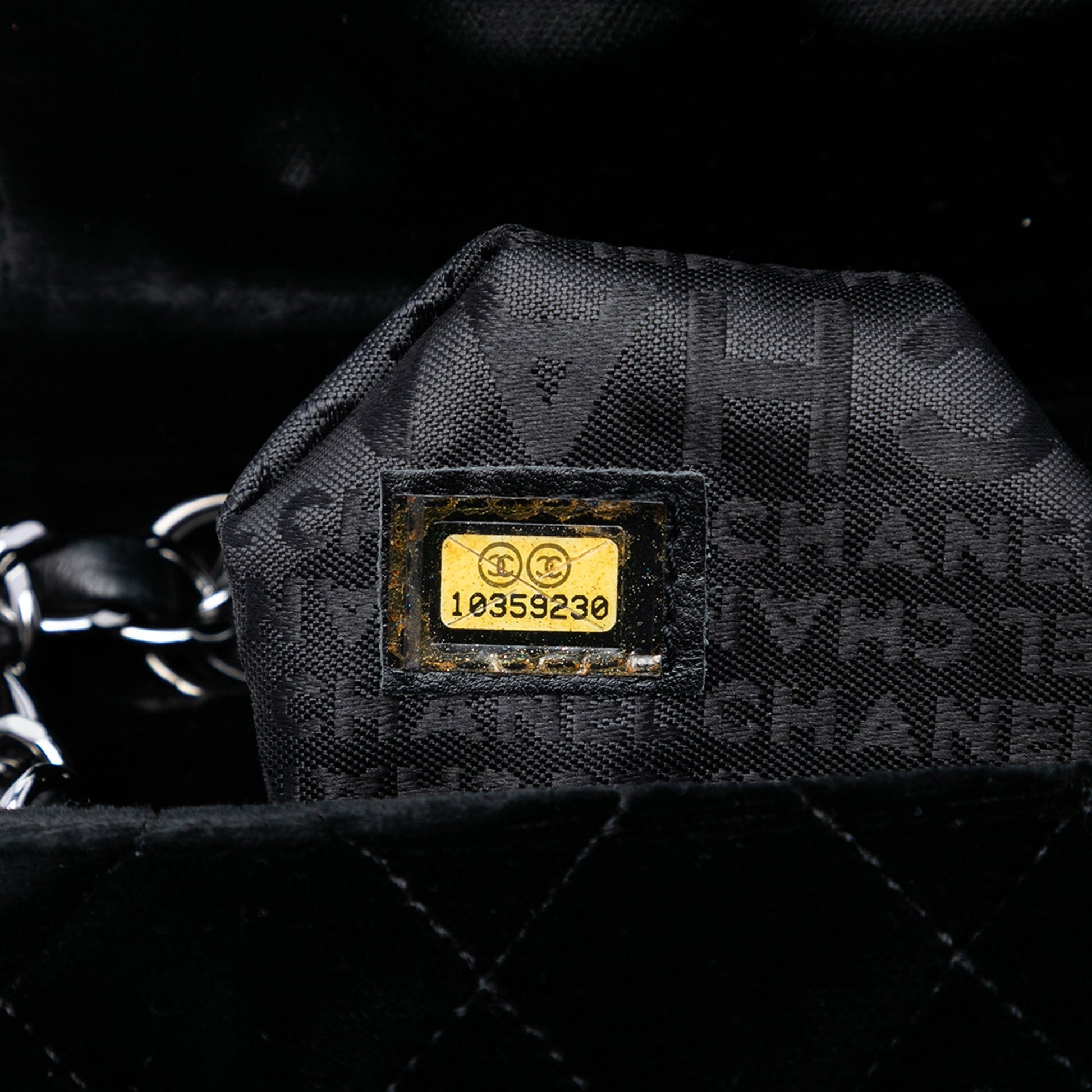 Chanel Mini Square Classic Velvet Single Flap