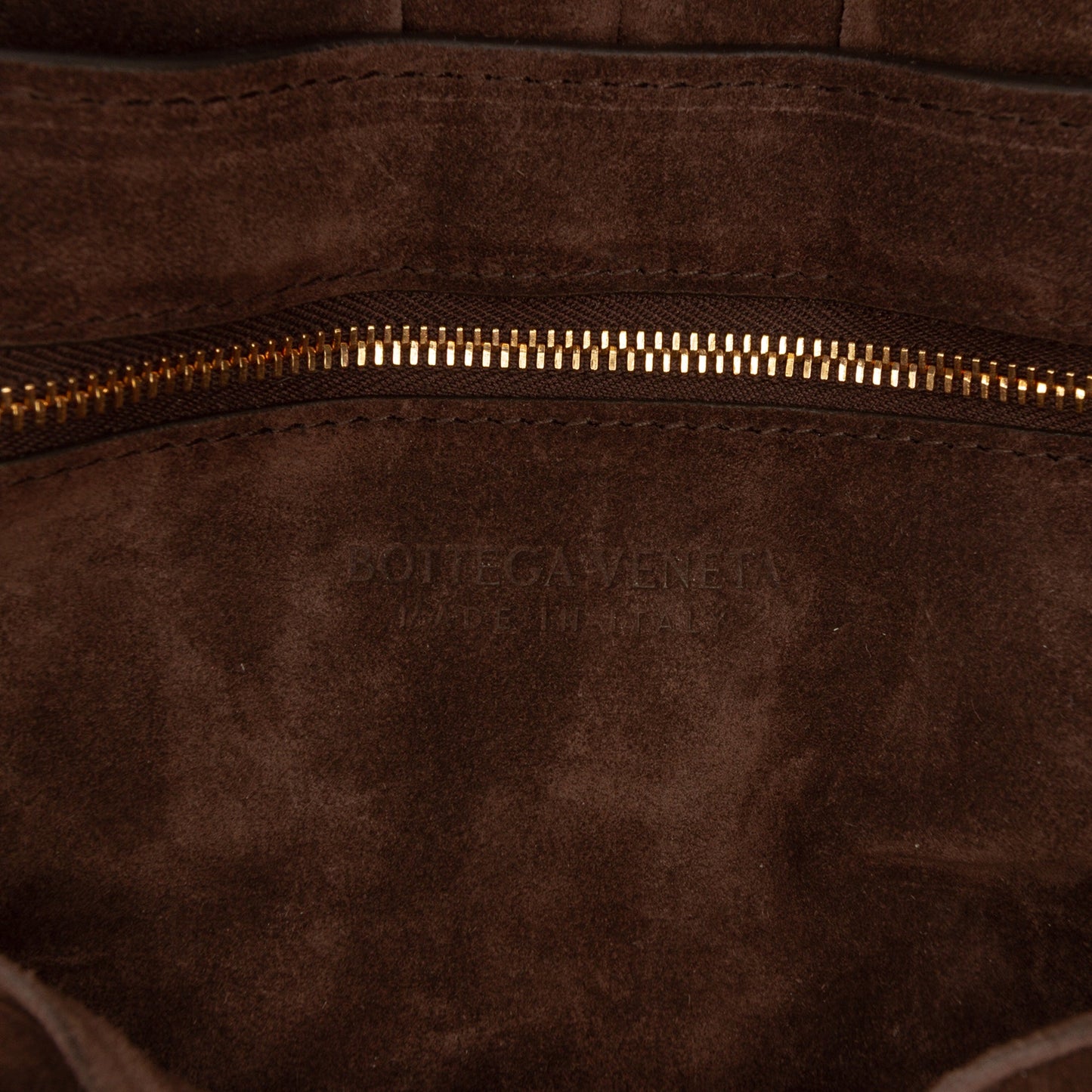 Bottega Veneta Suede Intrecciato Padded Chain Cassette Satchel