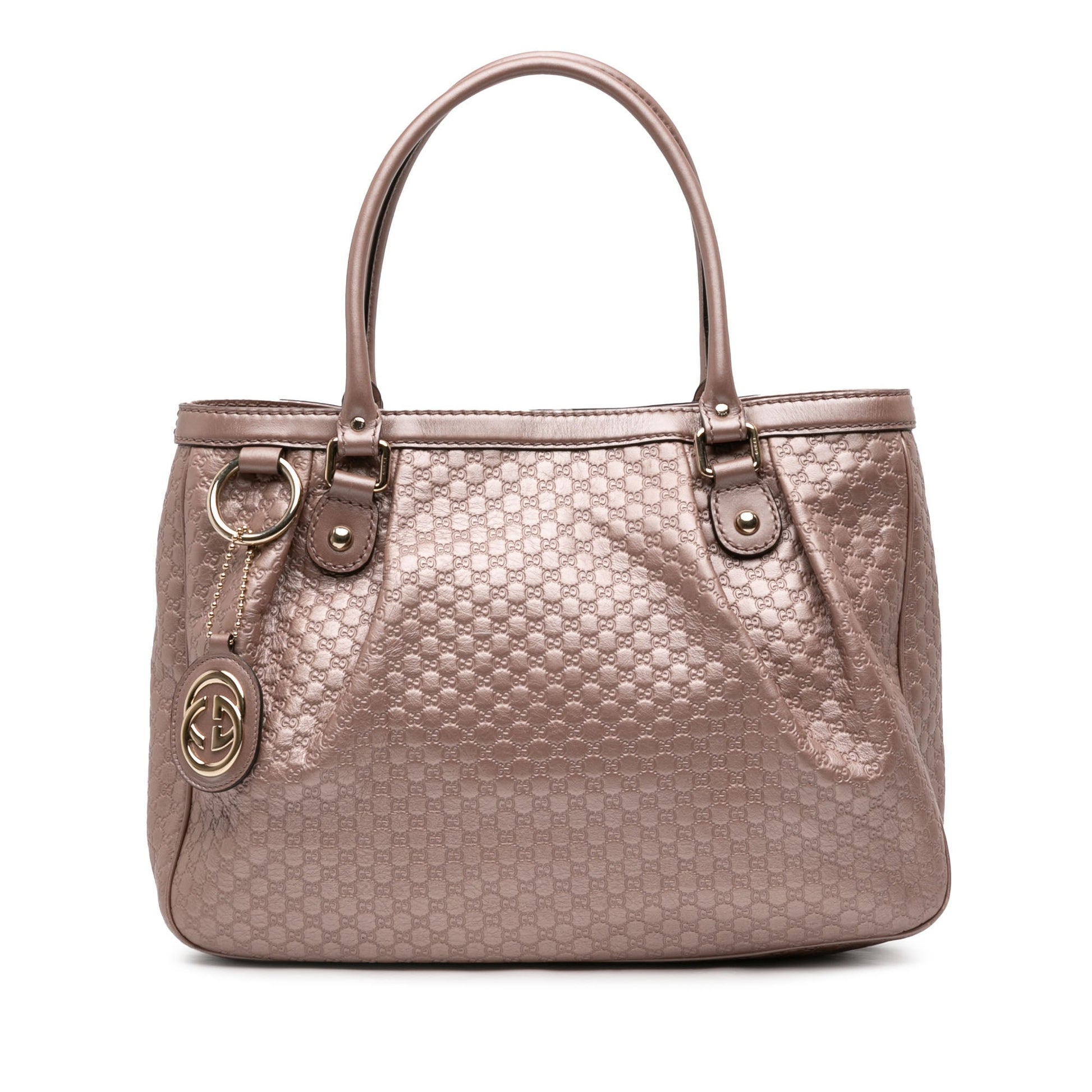 Gucci Metallic Guccissima Sukey Tote