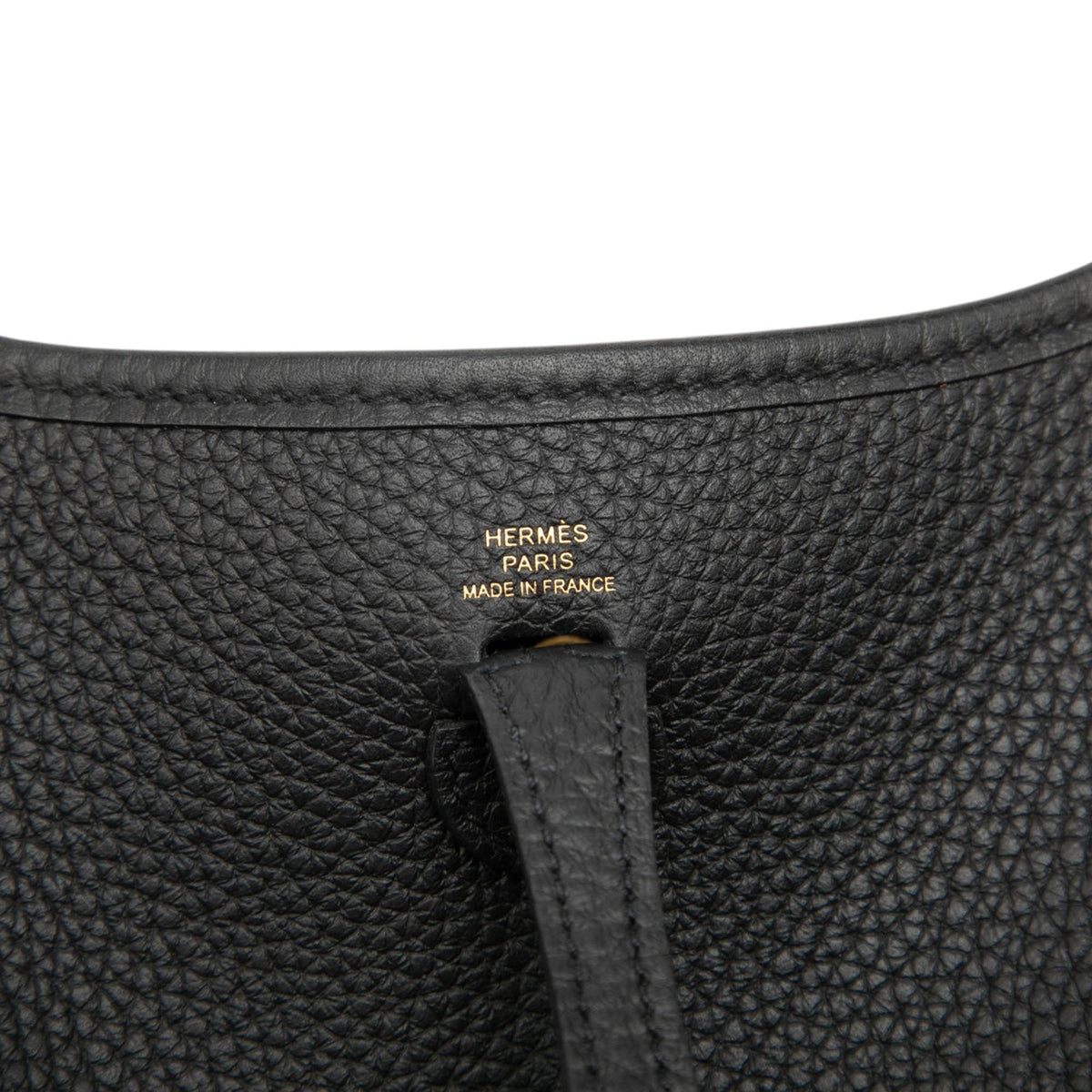 Hermès Clemence Evelyne I 16 Amazone — Black