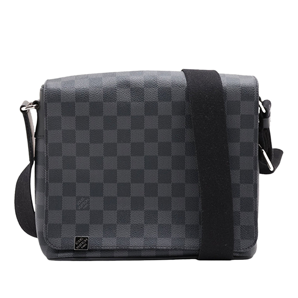 Louis Vuitton Damier Graphite District PM — Black