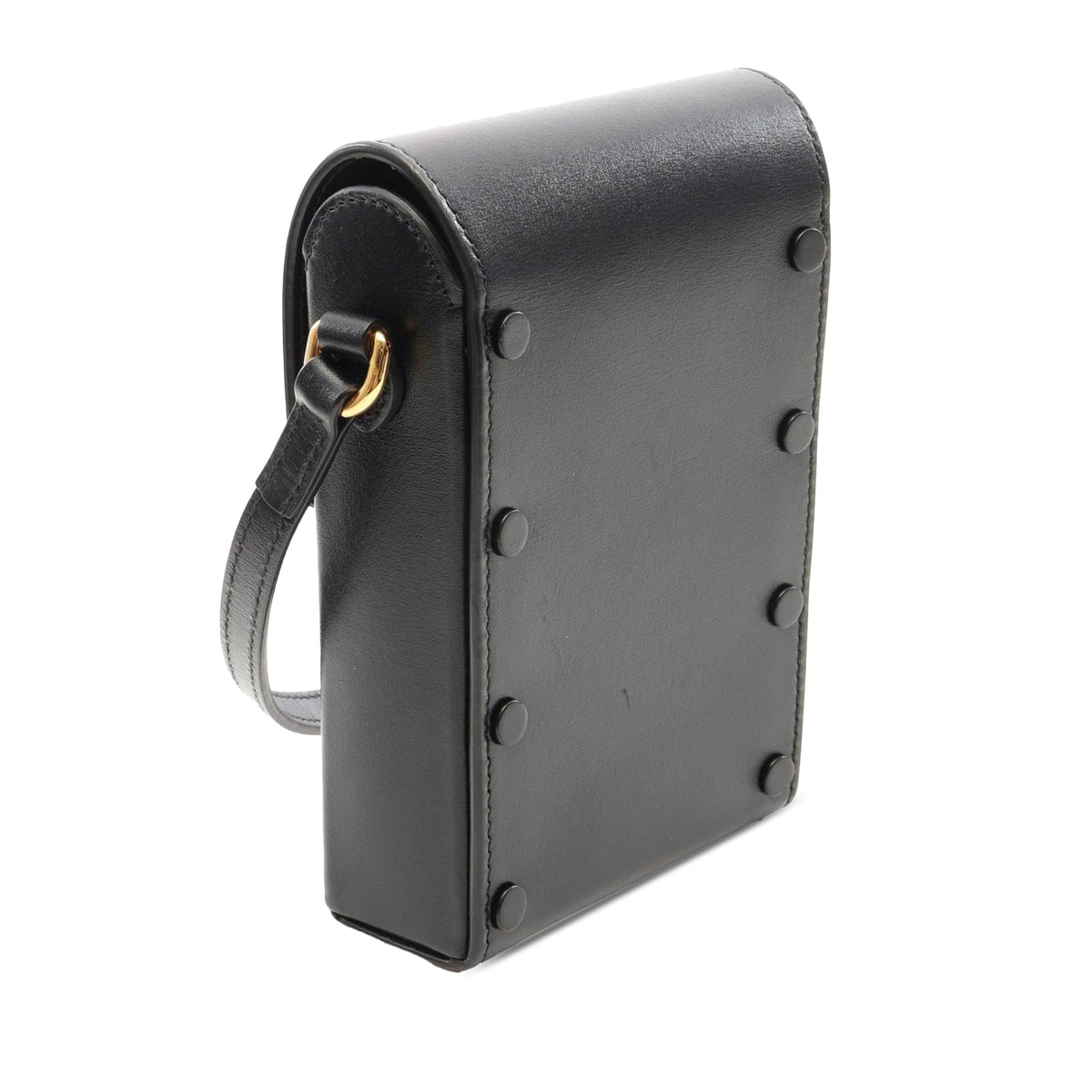 Gucci Mini Leather Horsebit 1955 Crossbody — Black