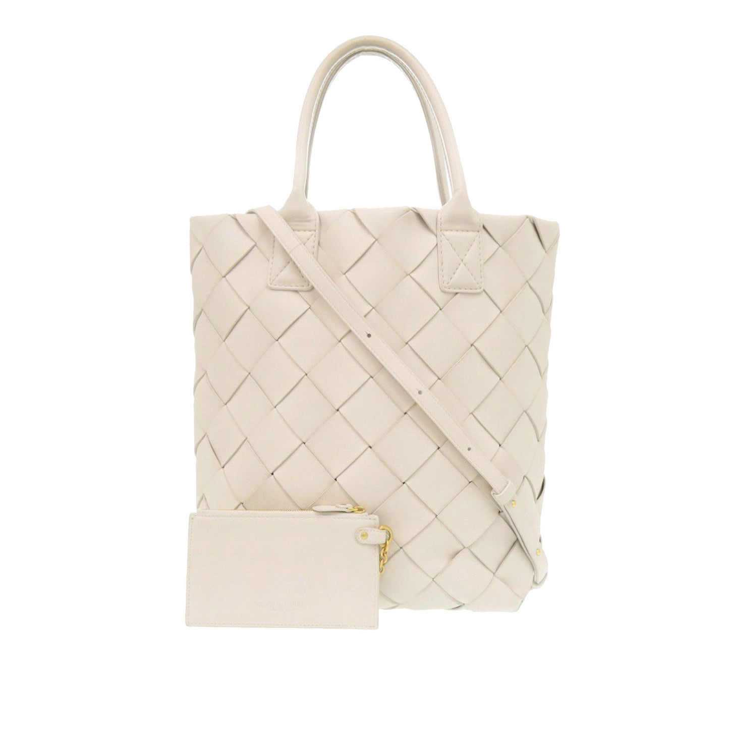 Bottega Veneta Lambskin Maxi Intrecciato Cabat Tote 30