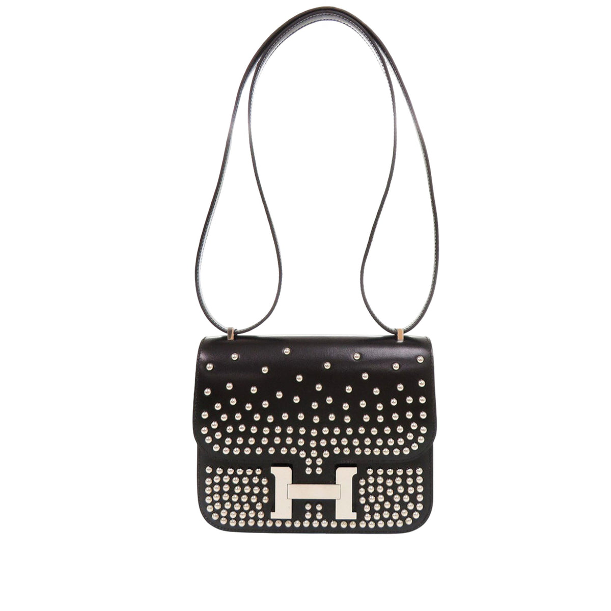 Hermès Mini Box Calf Cloute Constance III 18