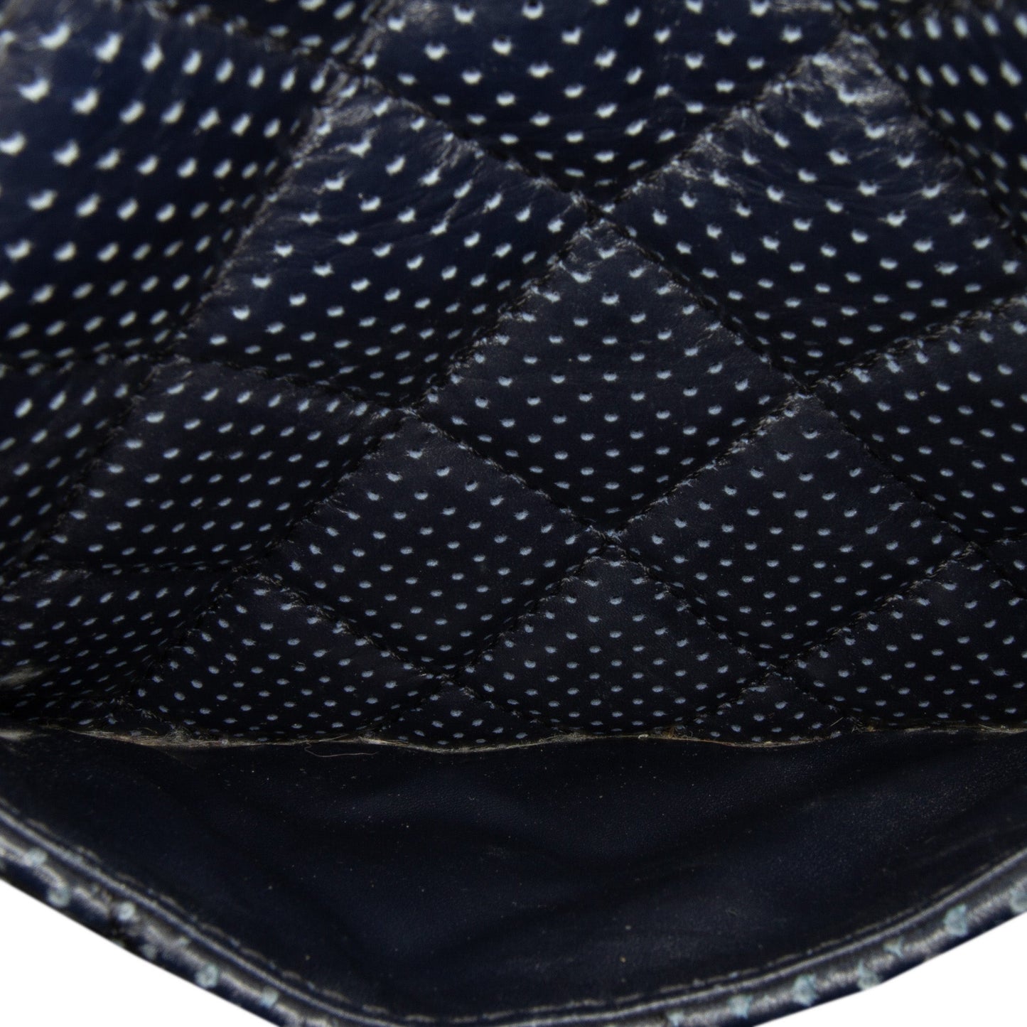 Chanel CC Quilted Perforated Lambskin Single Flap