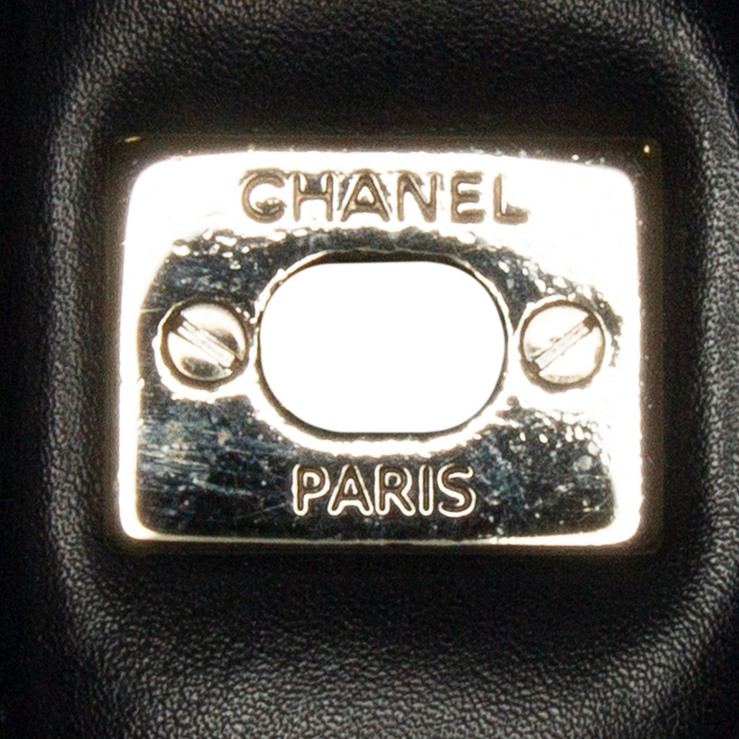 Chanel CC Quilted Perforated Lambskin Single Flap