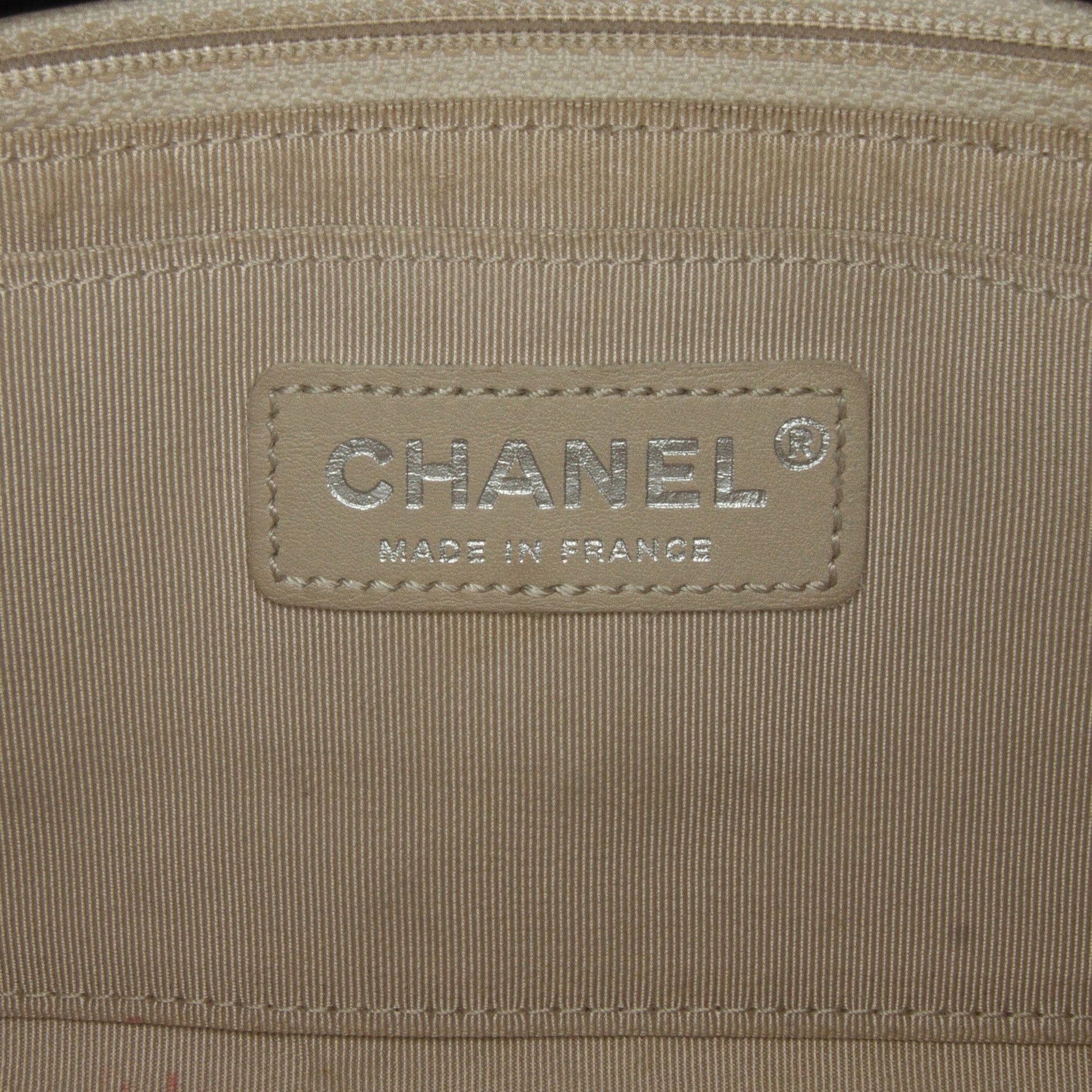 Chanel CC Quilted Perforated Lambskin Single Flap
