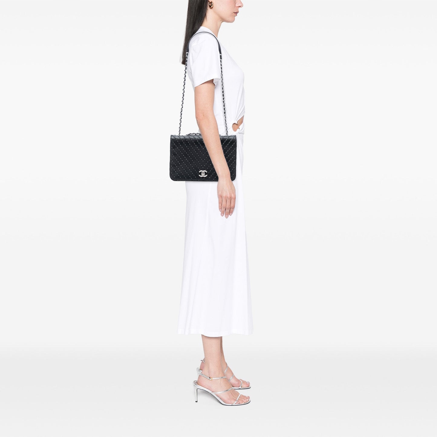 Chanel Chevron Lambskin Stud Wars Flap