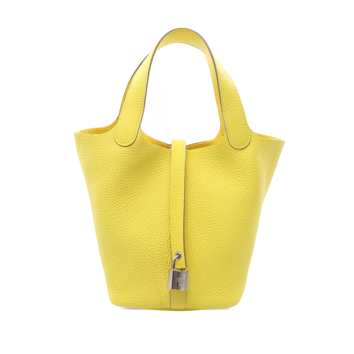 Hermès Clemence Picotin Lock 18 — Yellow
