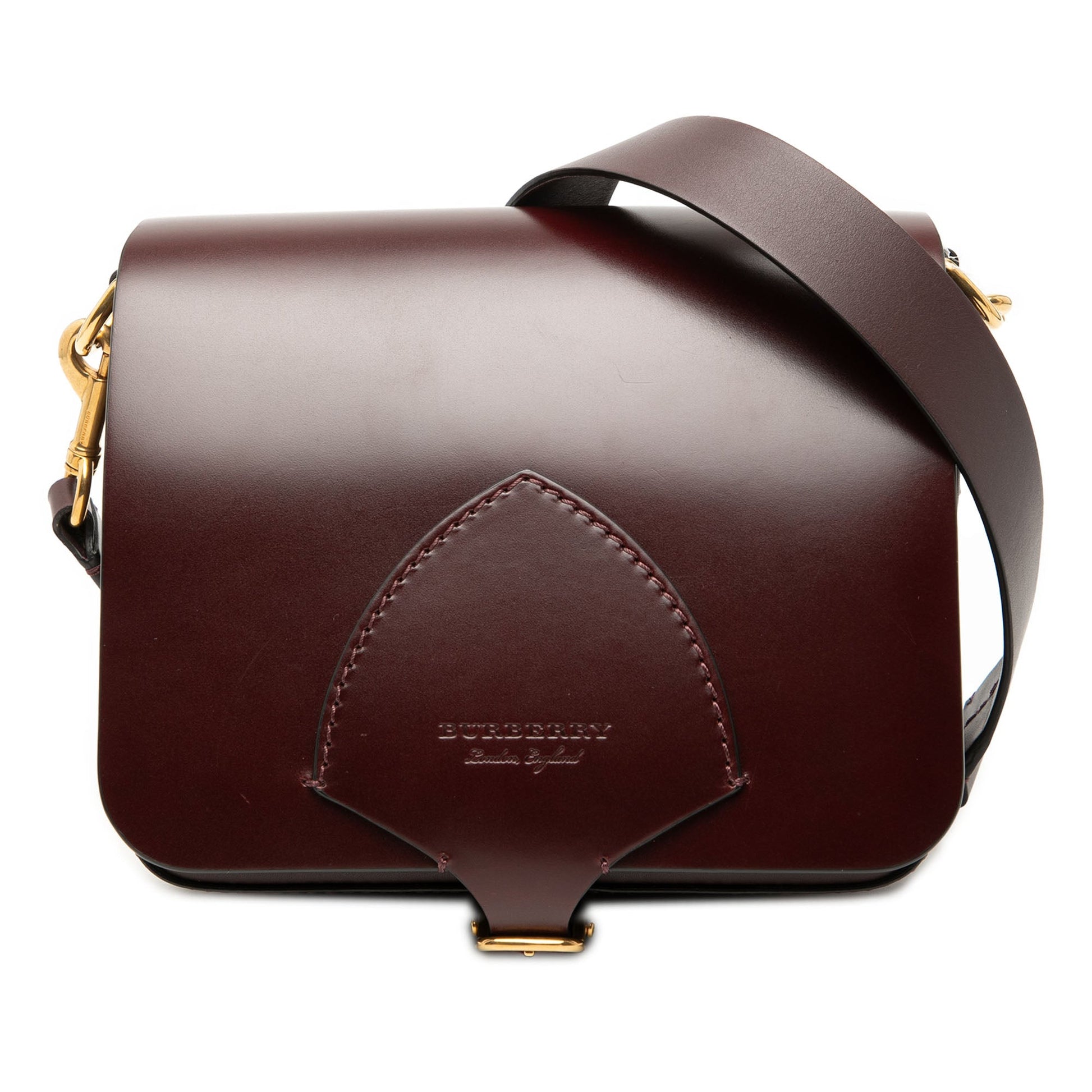 Burberry Leather Bridle Square Crossbody