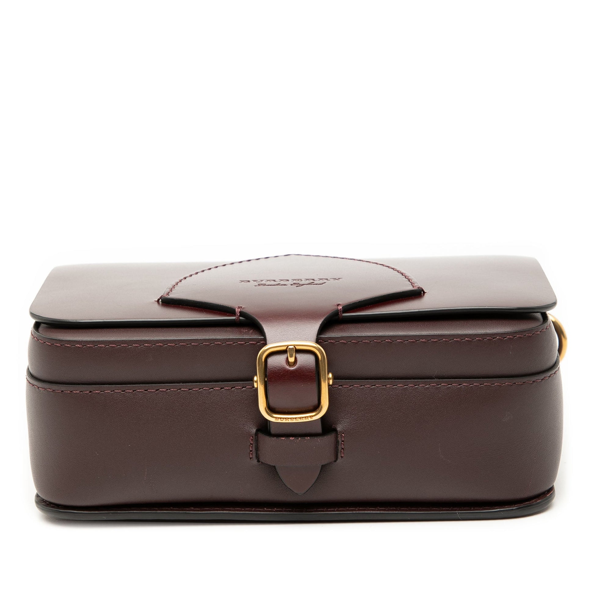 Burberry Leather Bridle Square Crossbody