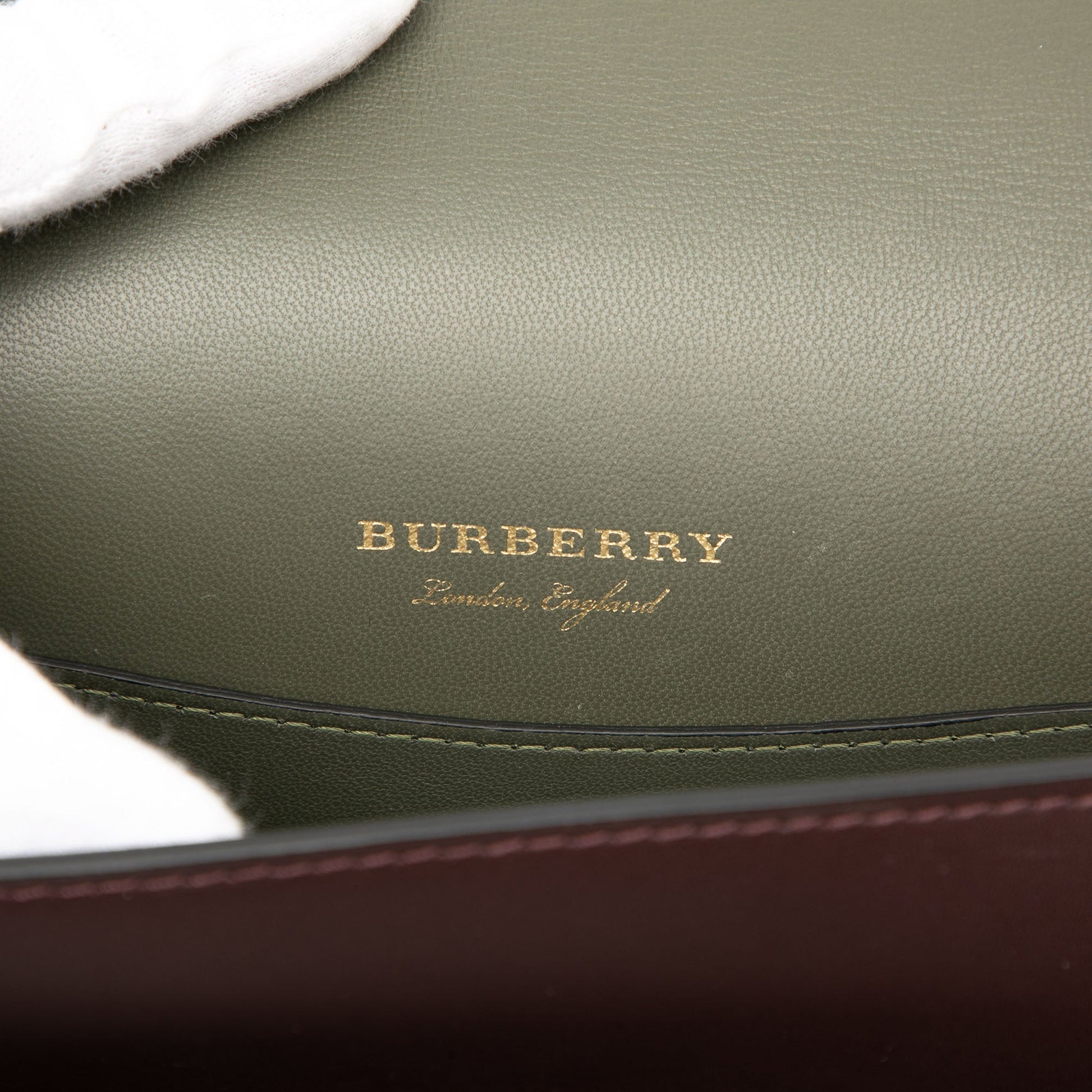 Burberry Leather Bridle Square Crossbody