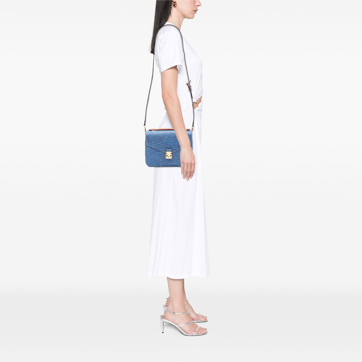 Louis Vuitton Epi Denim and Reverse Monogram Pochette Metis