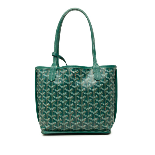 Goyard Mini Goyardine Reversible Anjou — Green