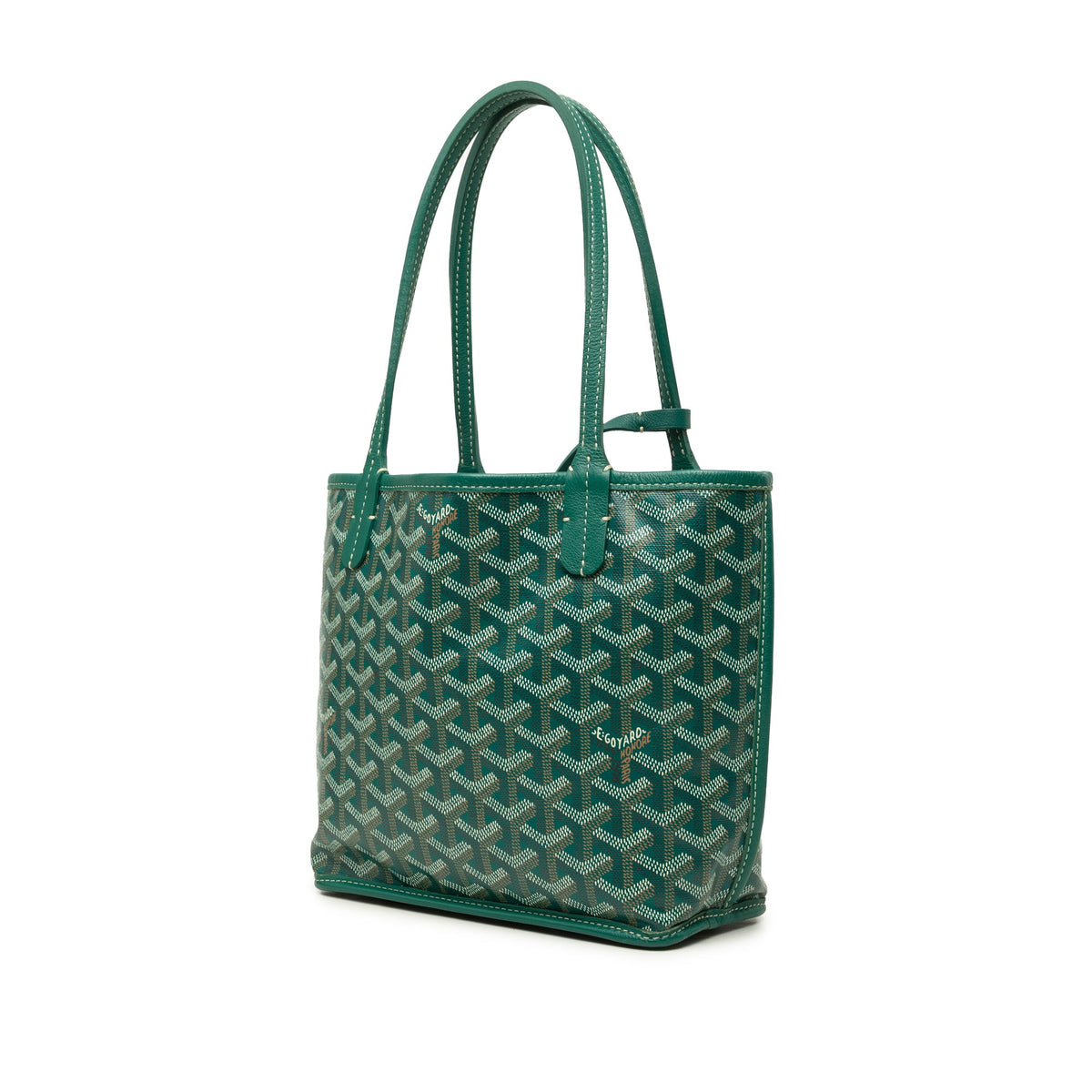 Goyard Mini Goyardine Reversible Anjou — Green