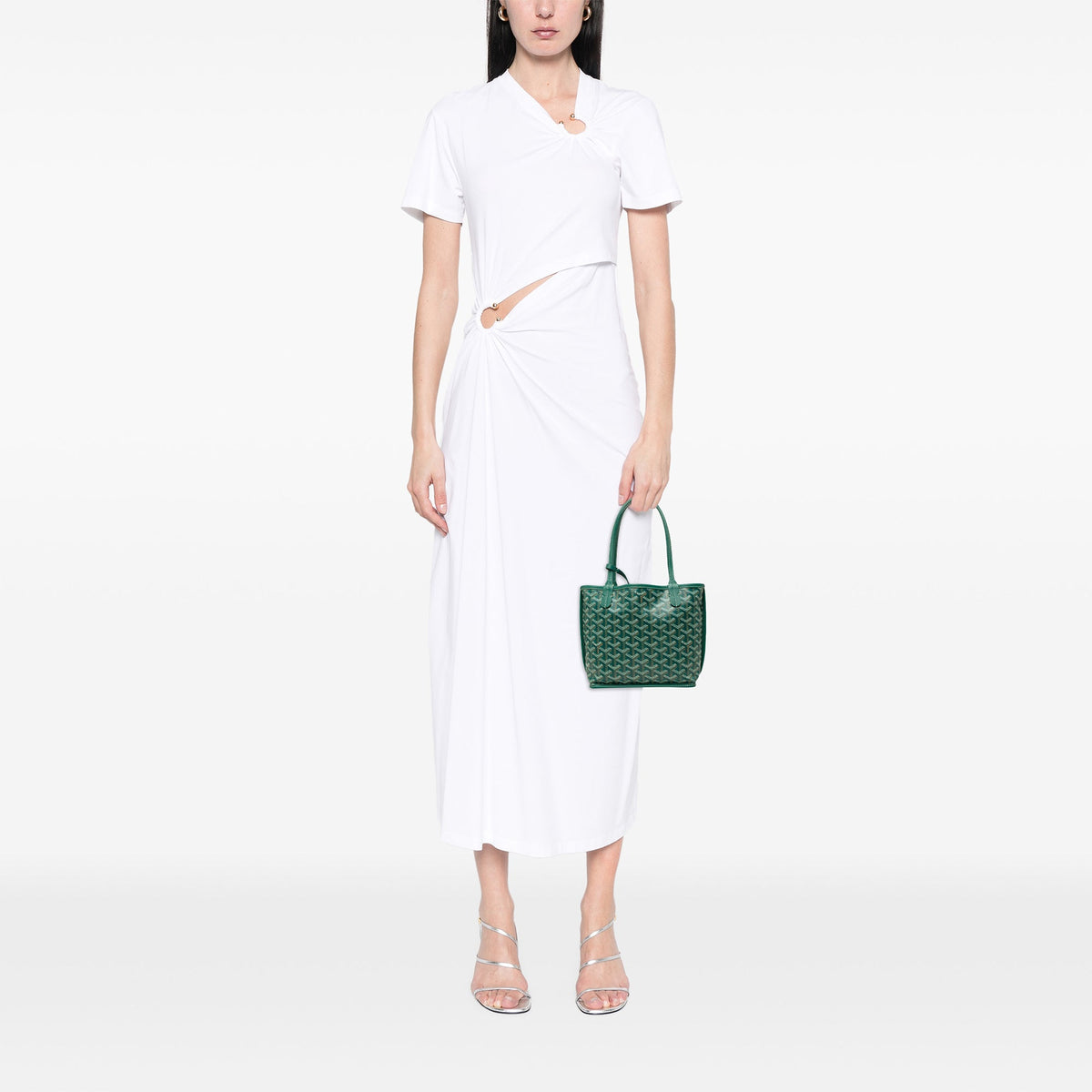 Goyard Mini Goyardine Reversible Anjou — Green