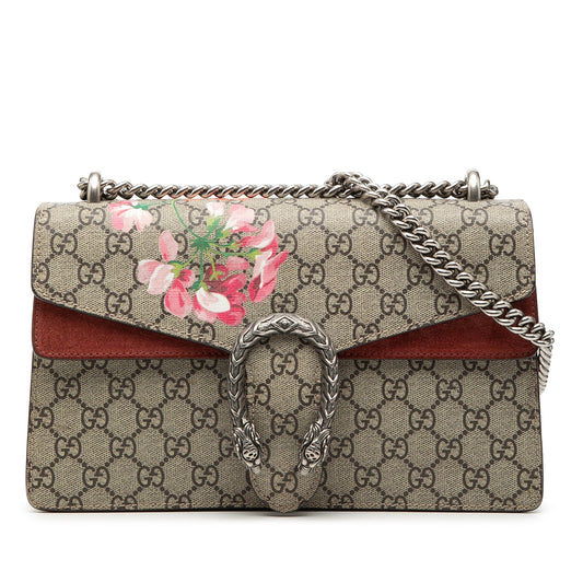 Gucci Small GG Supreme Blooms Dionysus Shoulder Bag