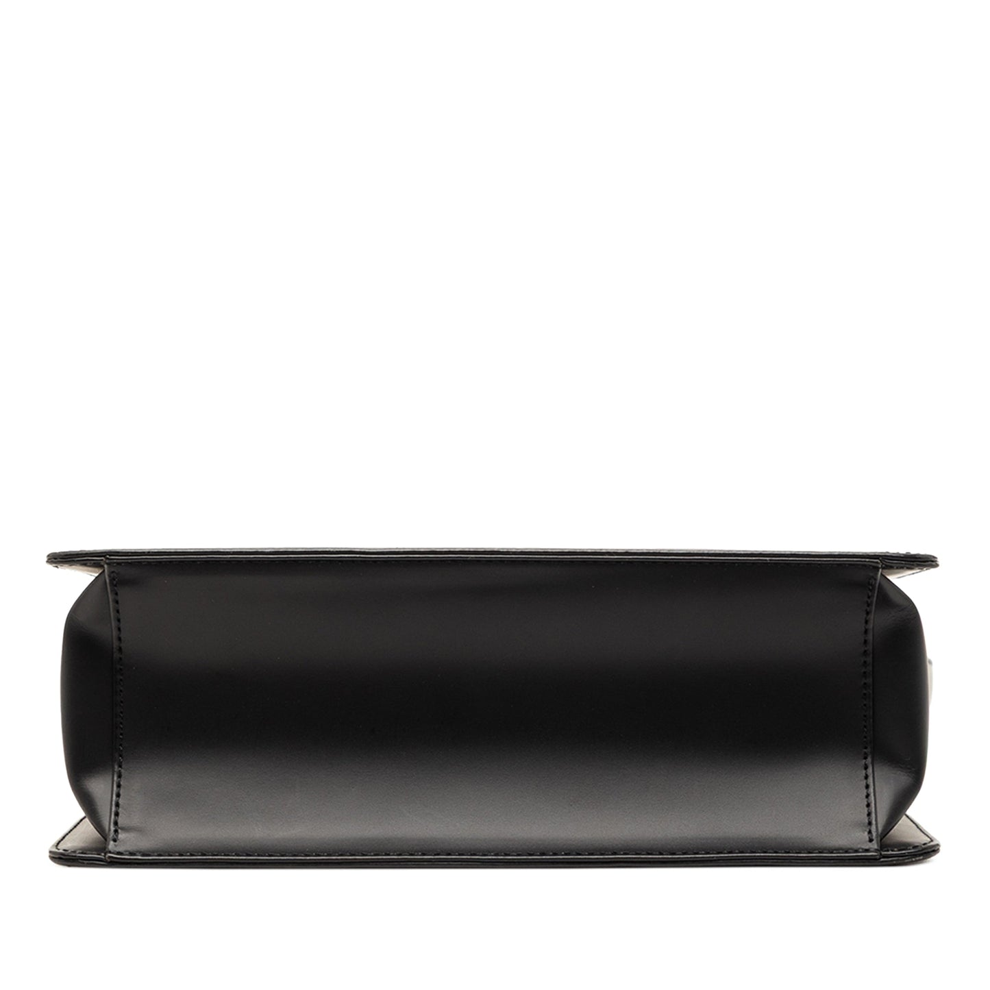 Burberry House Check Trimmed Leather Shoulder Bag