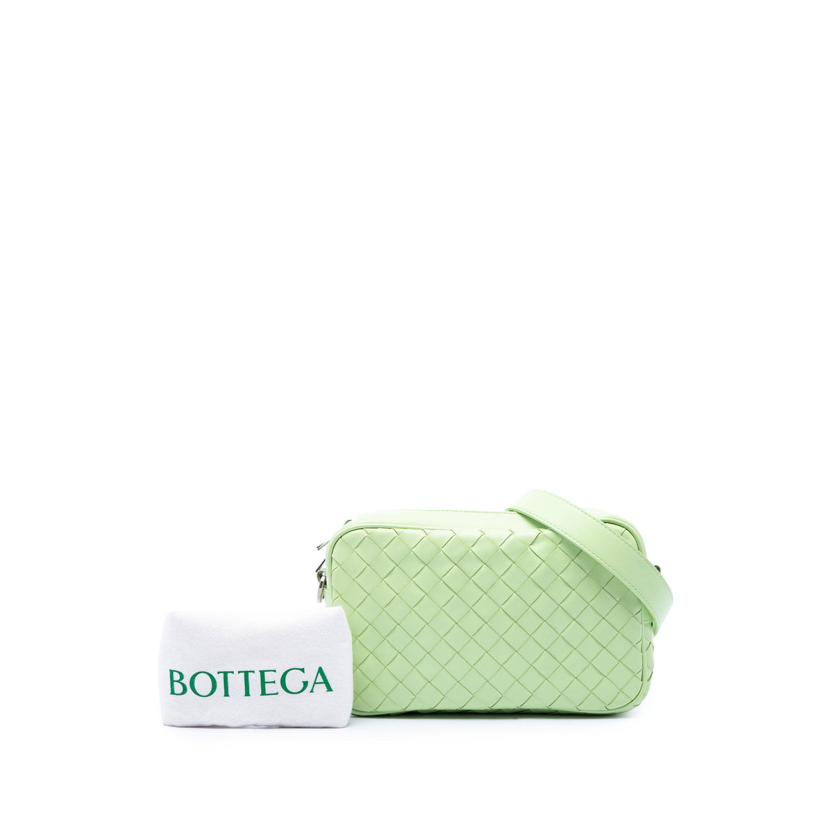 Bottega Veneta Small Calfskin Intrecciato Camera Bag