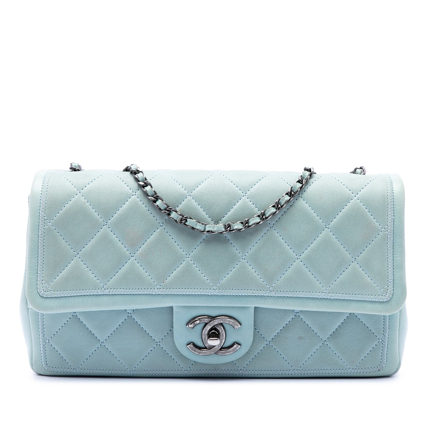 Chanel CC Quilted Calfskin Single Flap