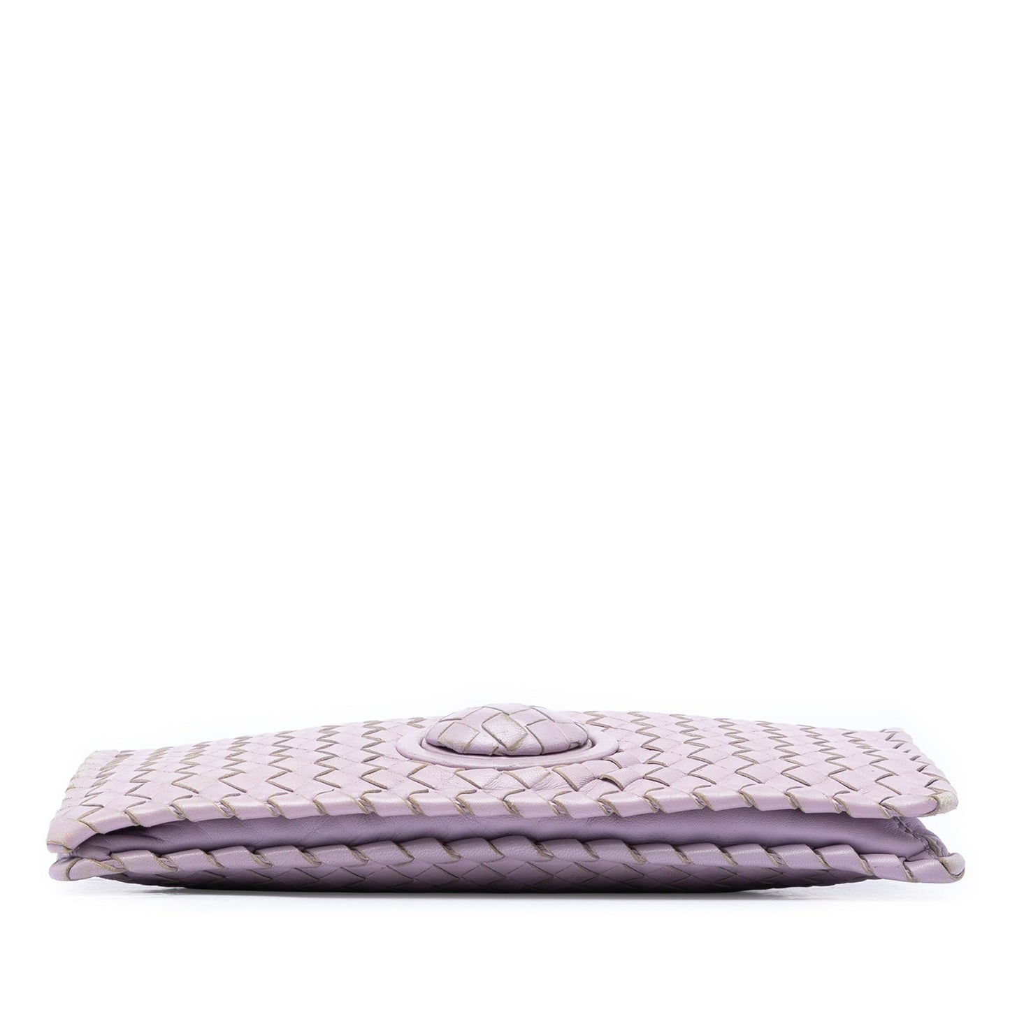 Bottega Veneta Nappa Intrecciato Turn Lock Clutch