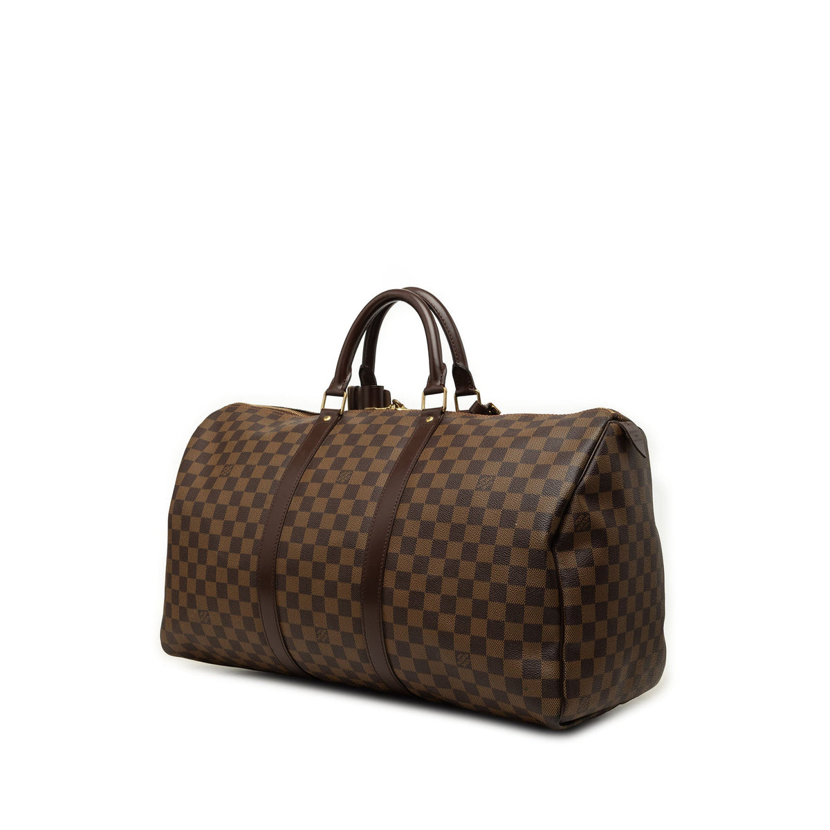 Louis Vuitton Damier Ebene Keepall 50 — Brown