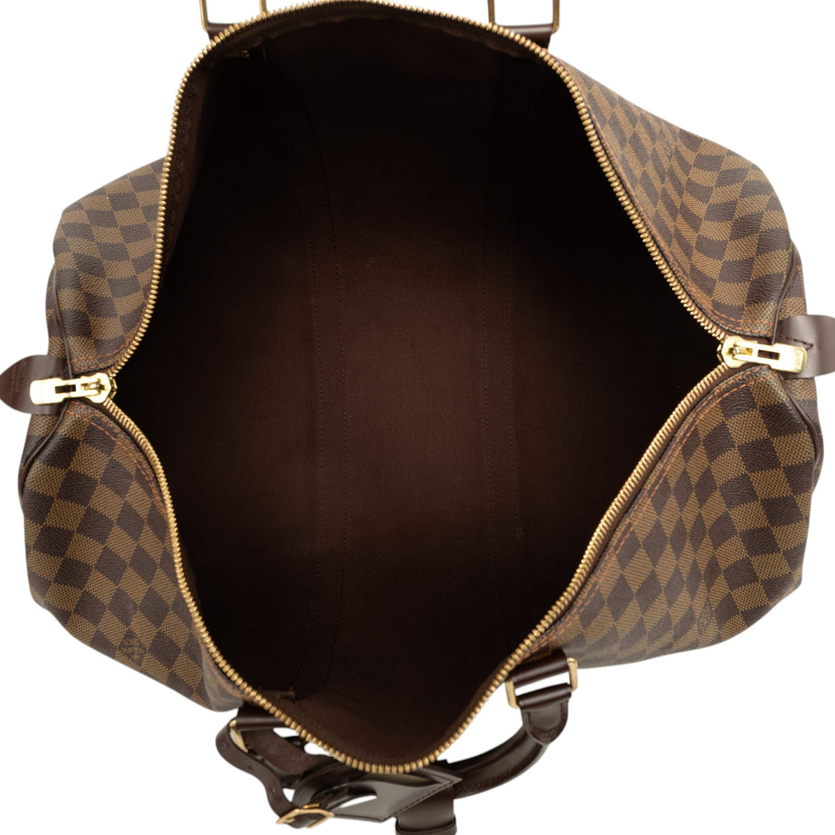 Louis Vuitton Damier Ebene Keepall 50 — Brown