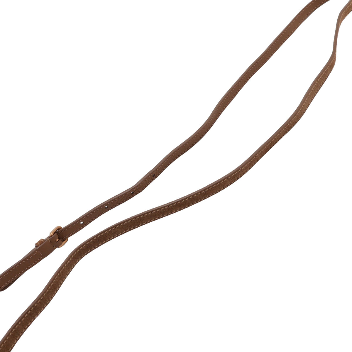 Miu Miu Suede Crossbody — Brown