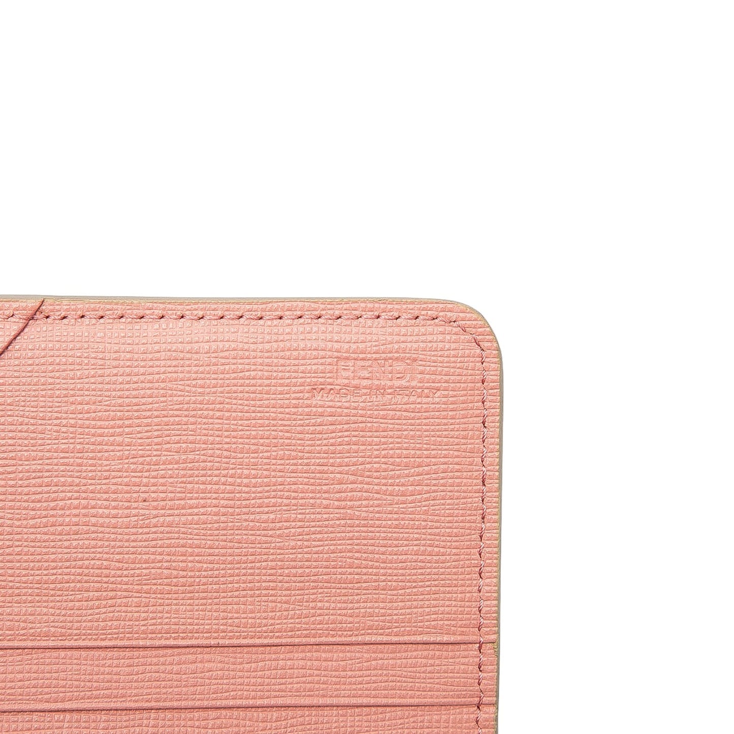 Fendi Leather Monster Wallet With Chain