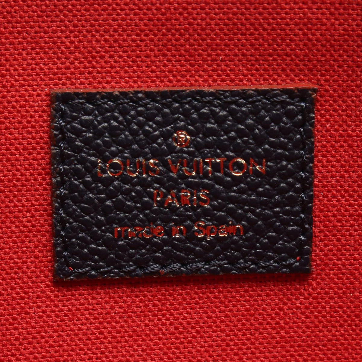 Louis Vuitton Monogram Empreinte Pochette Felicie — Blue