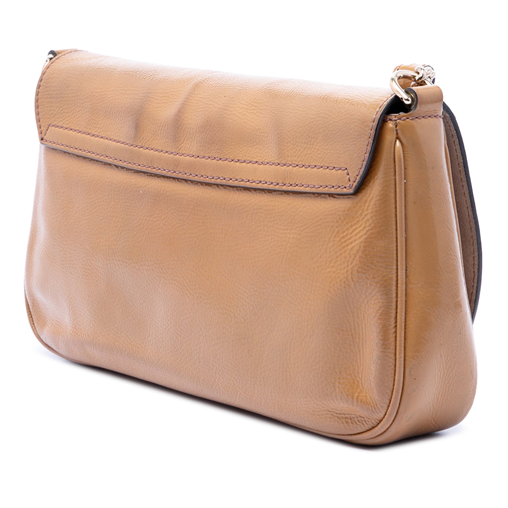 Gucci Medium Patent Soho Chain Flap Crossbody