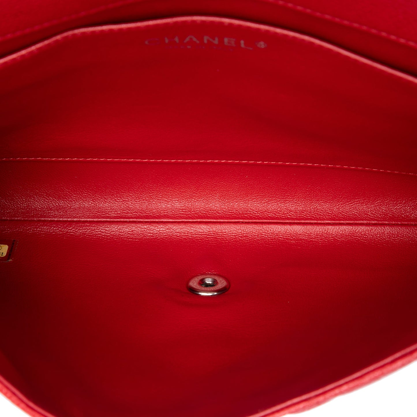 Chanel CC Quilted Caviar Flap Clutch on Chain