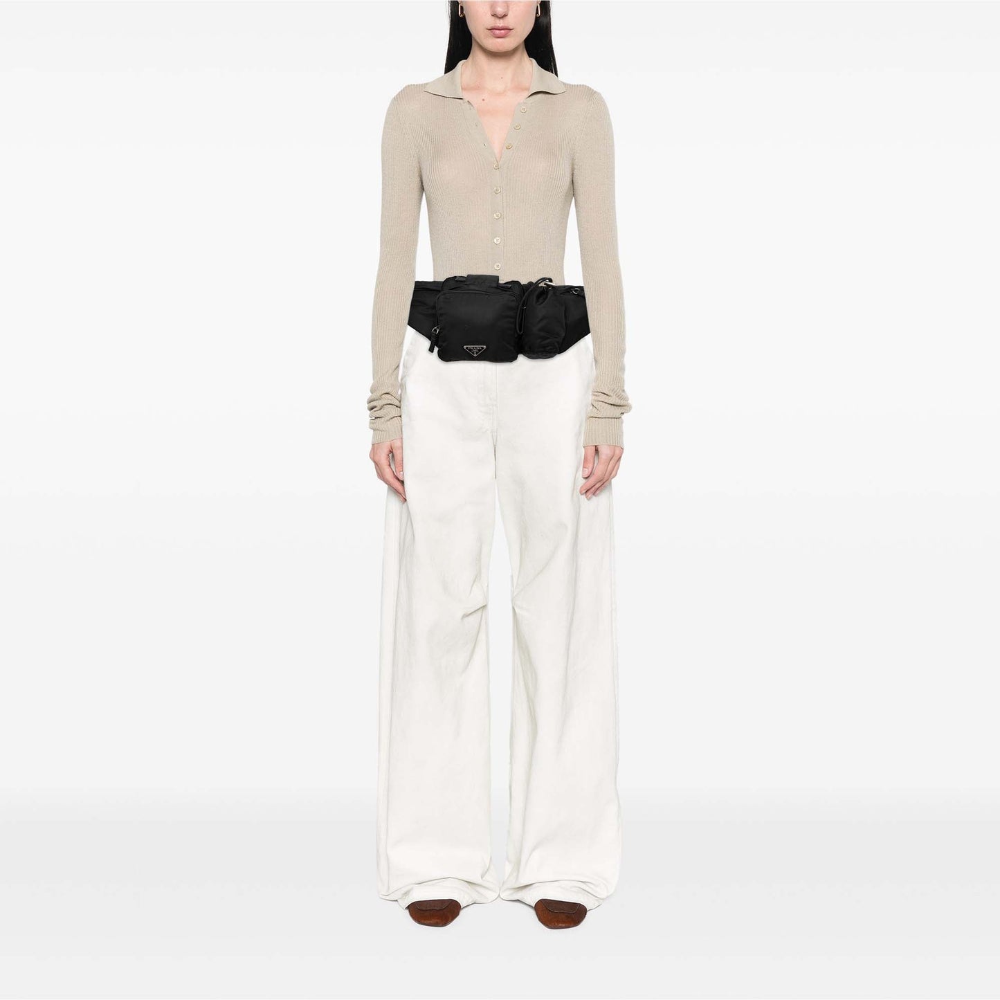 Prada Tessuto Multi Pocket Belt Bag