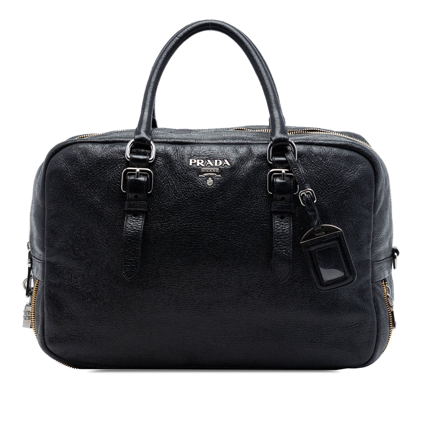 Prada Cervo Lux Bauletto Handbag