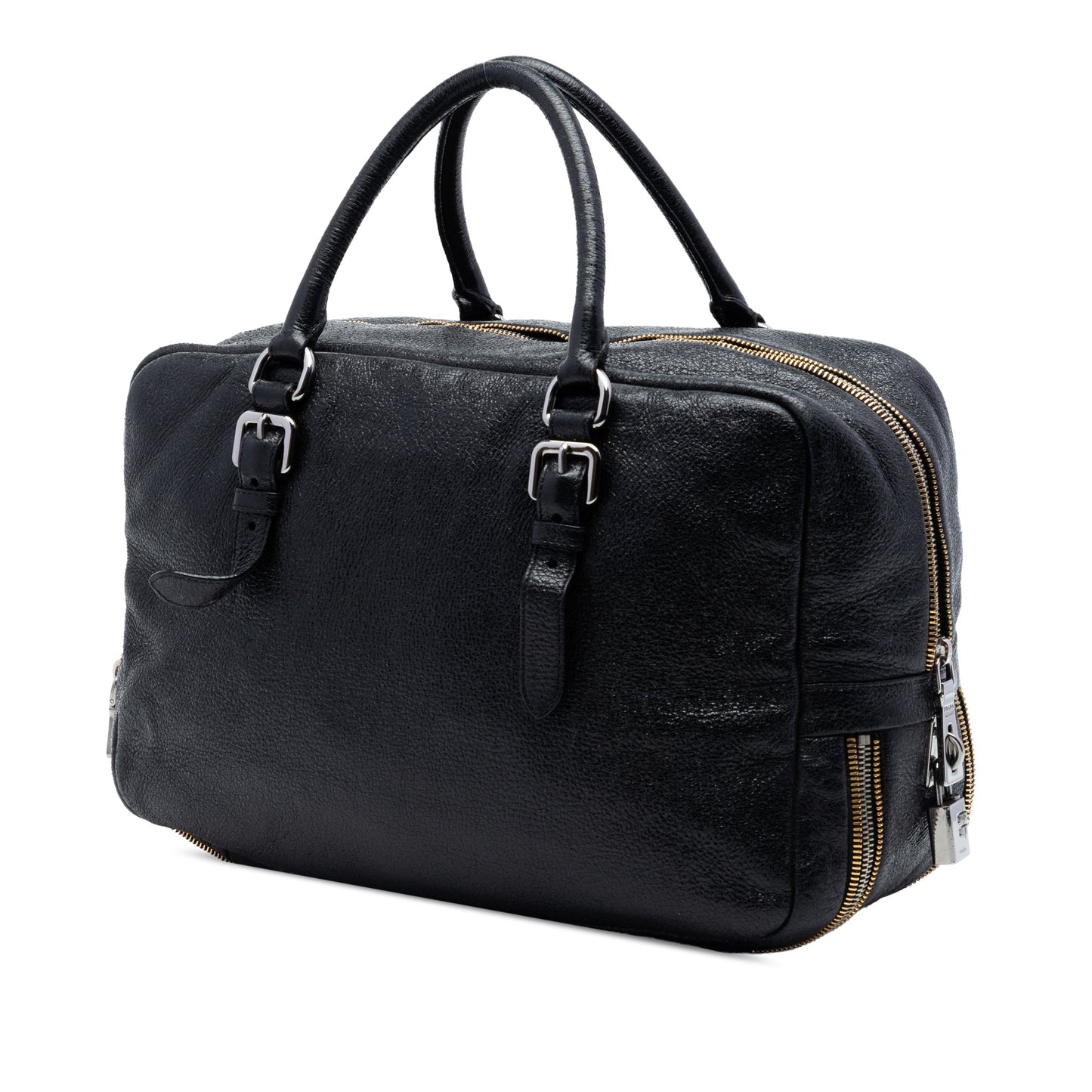 Prada Cervo Lux Bauletto Handbag