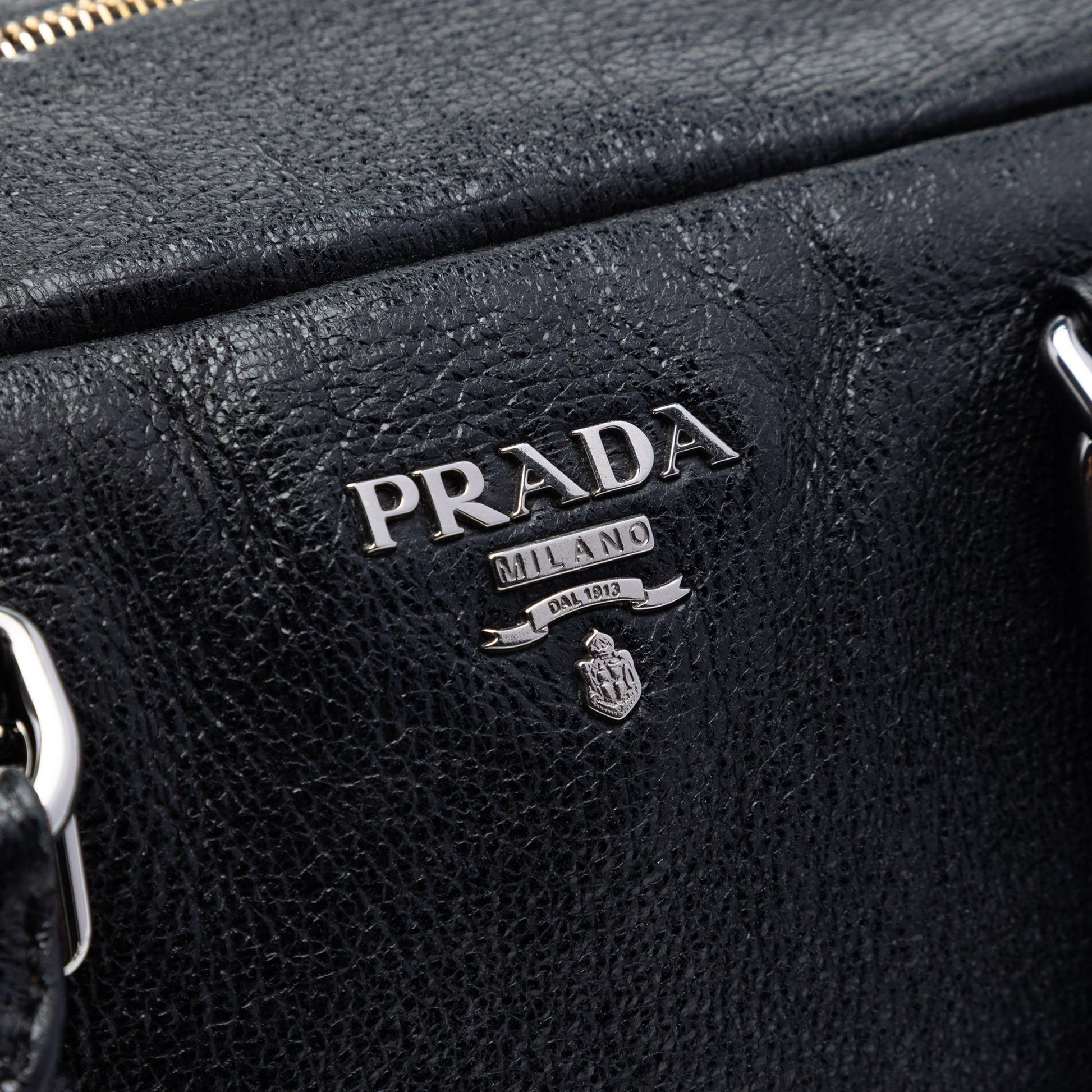 Prada Cervo Lux Bauletto Handbag
